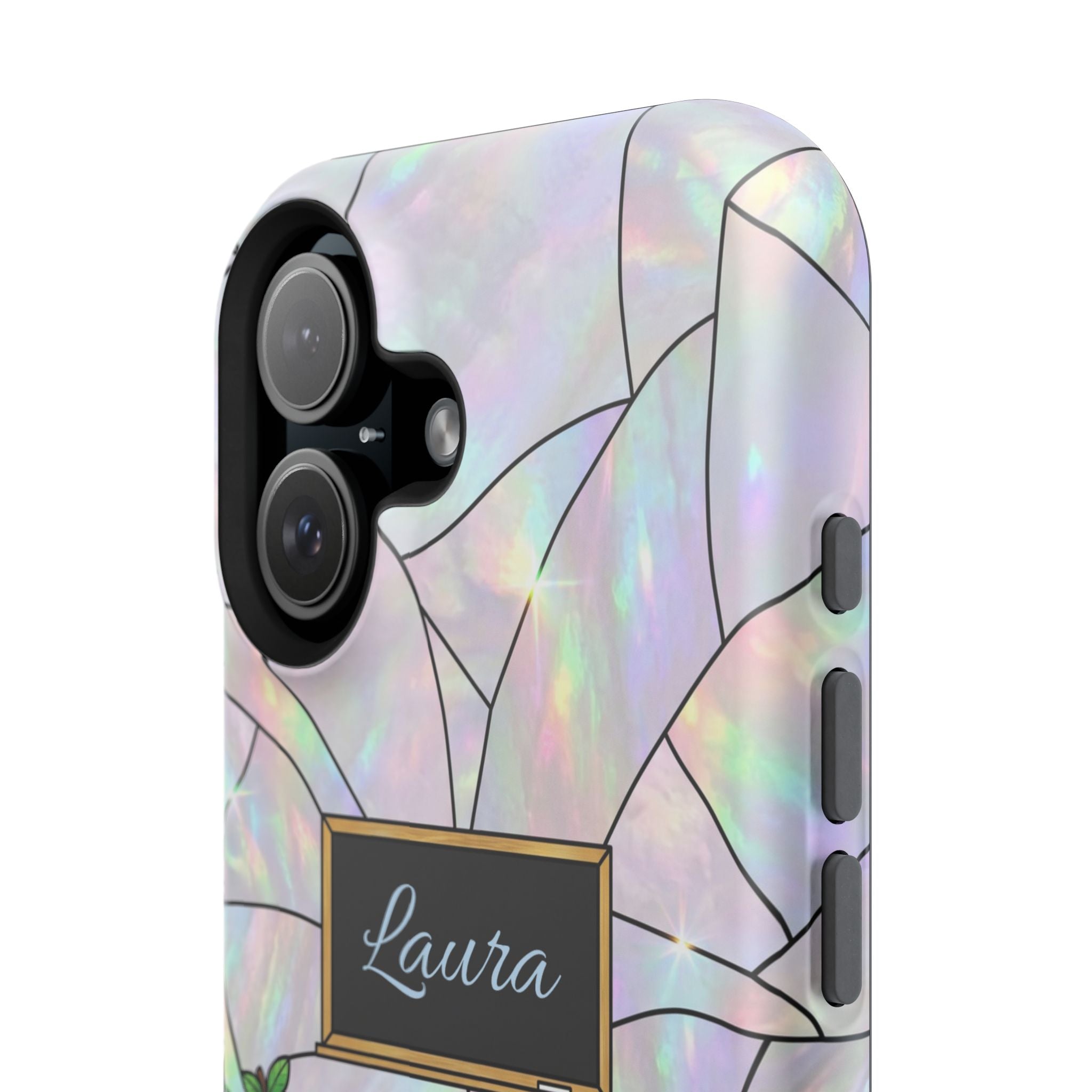 Personalized Teacher Phone Case — Impact-Resistant Wireless Charging Cover