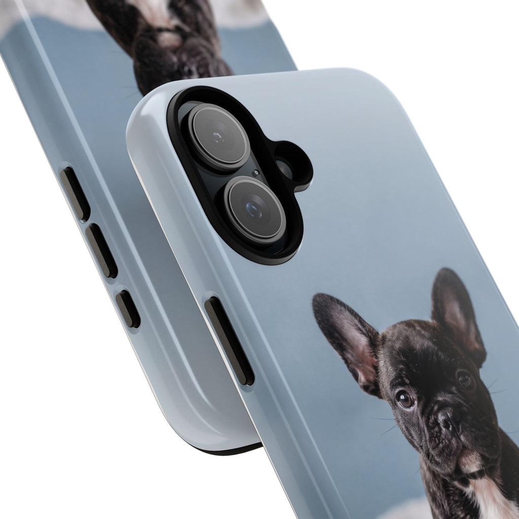 French Bulldog Puppy Phone Case | Adorable Brindle Frenchie Portrait | Samsung & iPhone