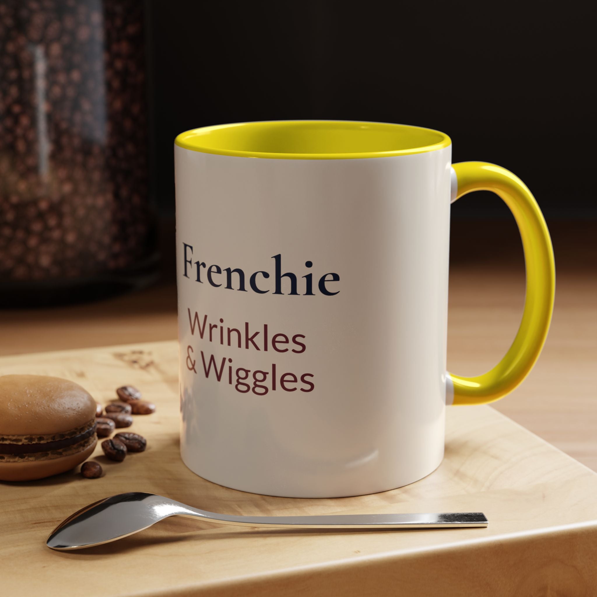 Personalized Frenchie Mug – Custom Name Coffee Mug – French Bulldog Lover Gift