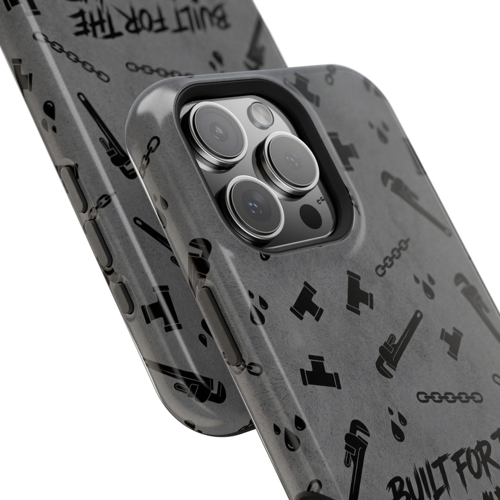 Built for the Grind Phone Case — Plumber Tools Wireless Charging Cover