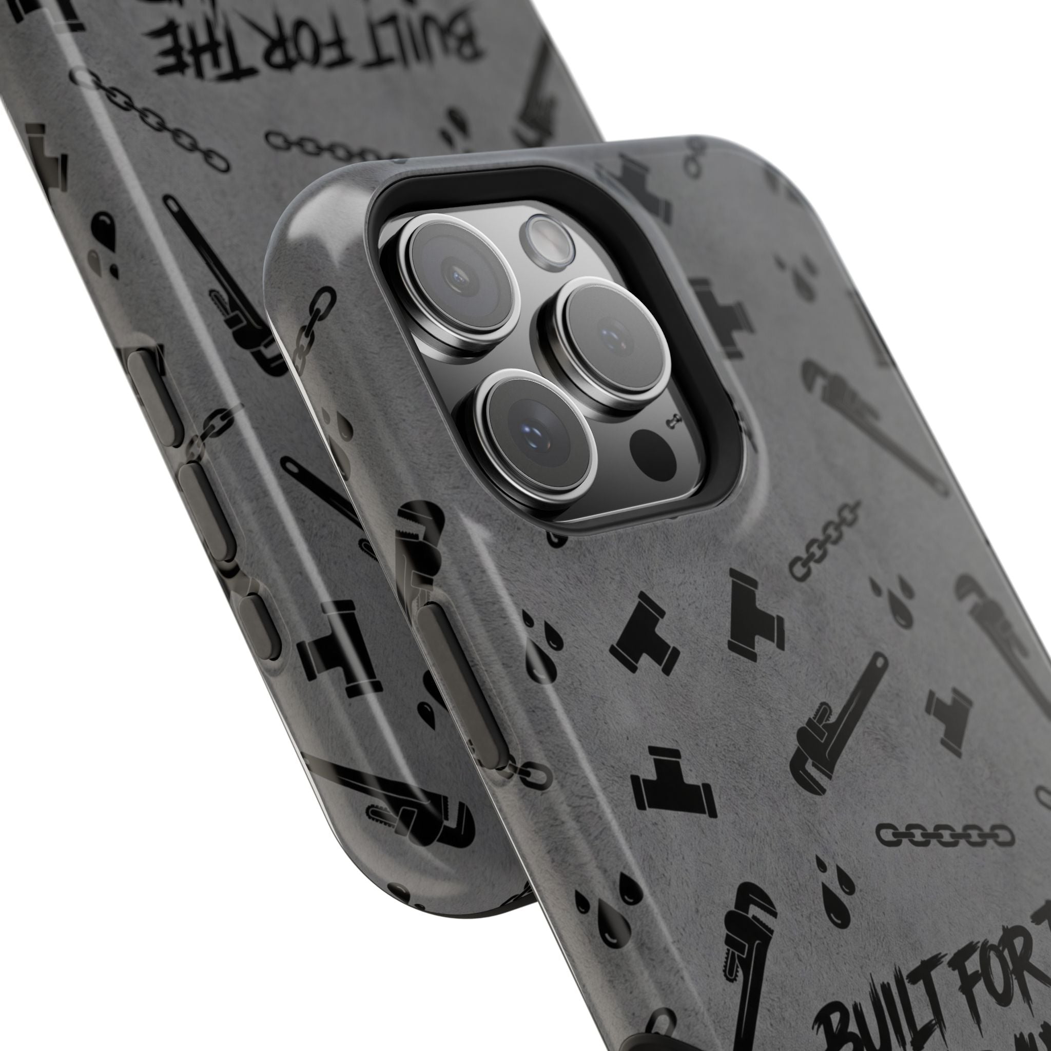 Built for the Grind Phone Case — Plumber Tools Wireless Charging Cover