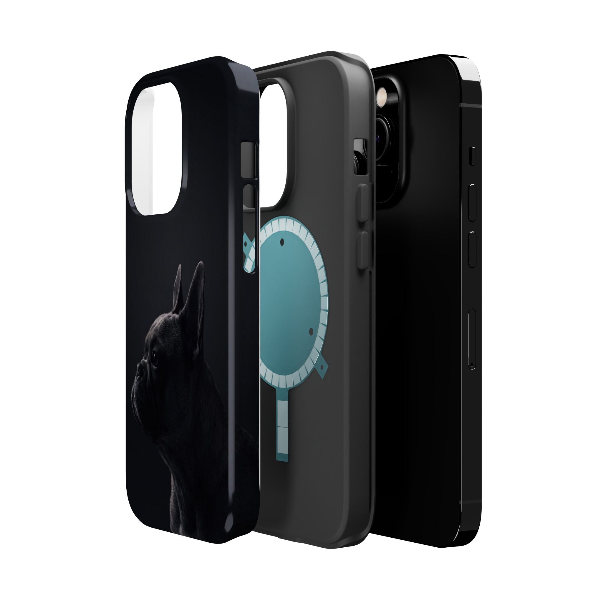 French Bulldog Phone Case — Impact-Resistant Wireless Charging Cover