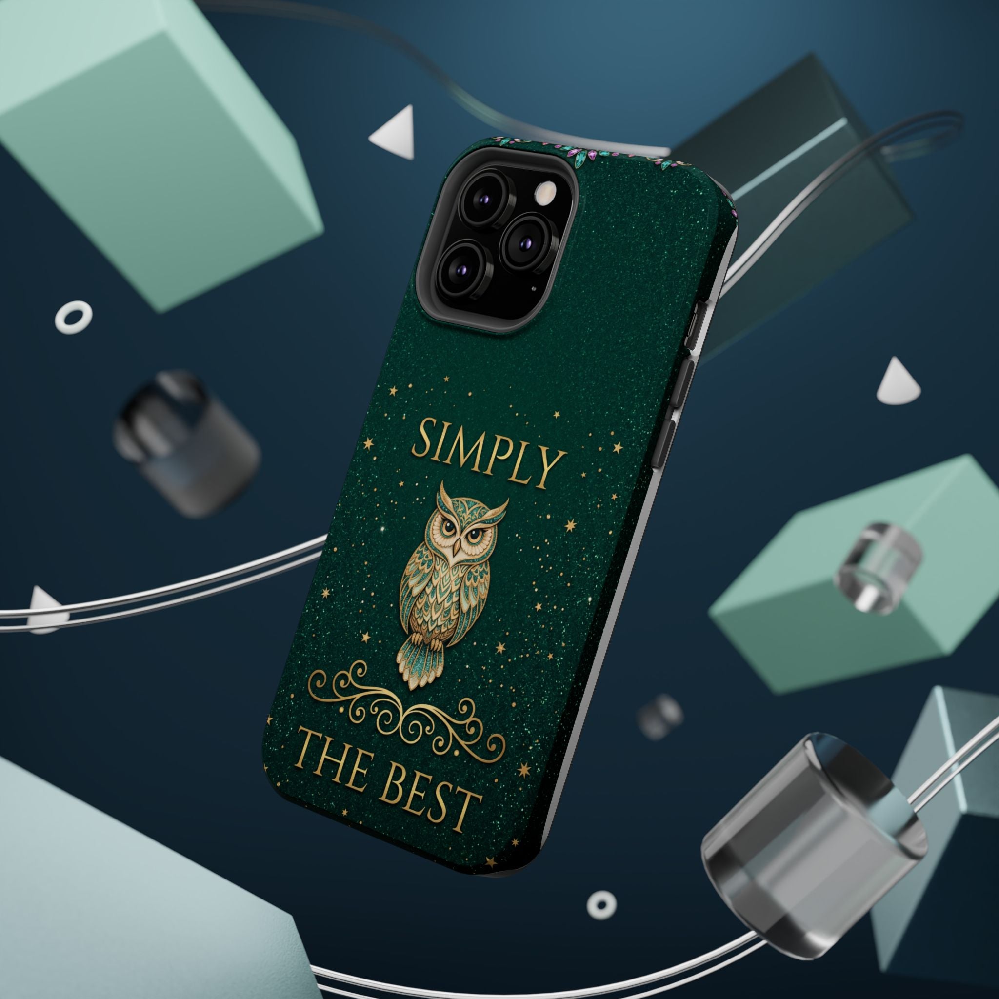 Simply The Best Wise Owl Phone Case — Wireless Charging Cover