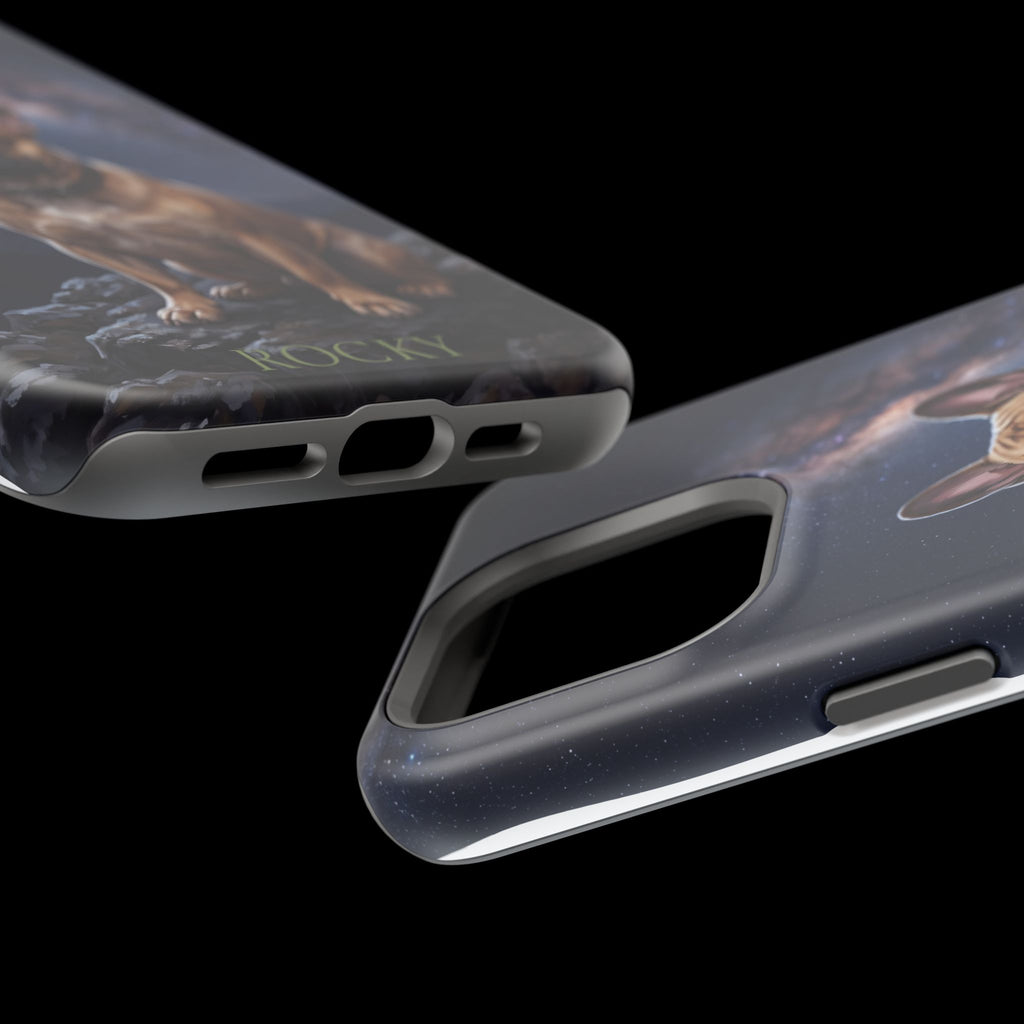 Personalized French Bulldog Starry Night Sky Phone Case — Wireless Charging Cover