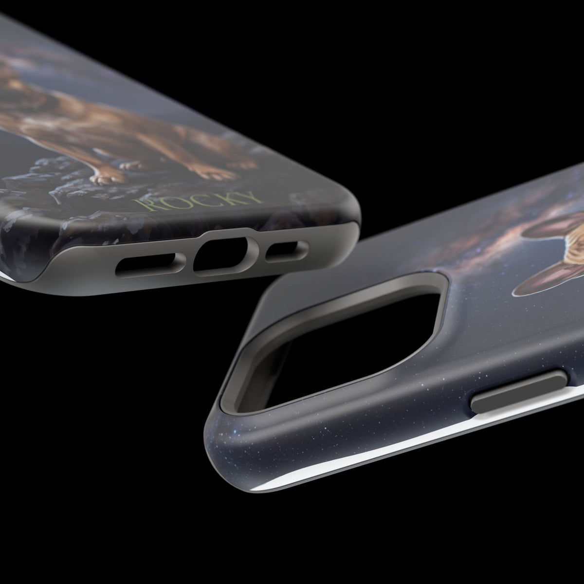 Personalized French Bulldog Starry Night Sky Phone Case — Wireless Charging Cover