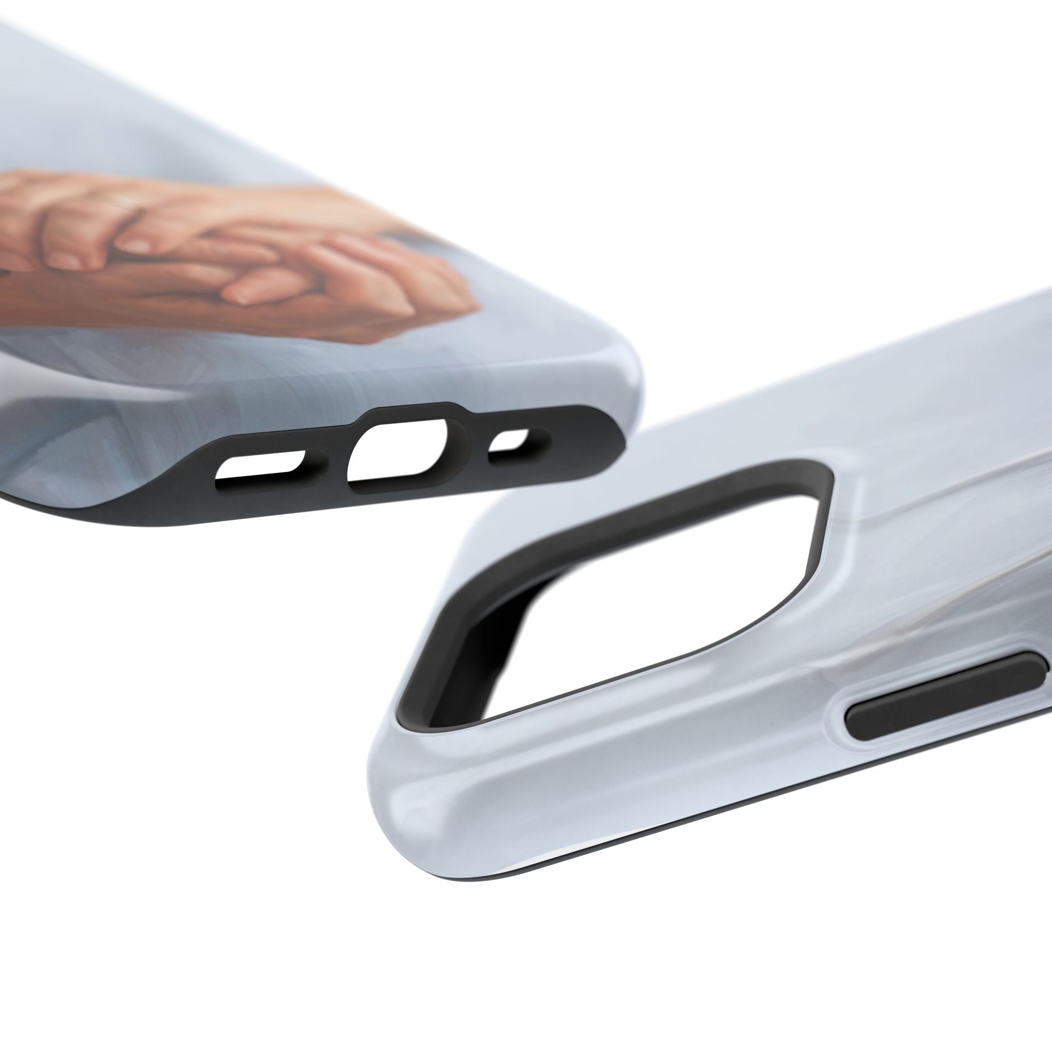 Impact-Resistant Phone Case — Caring Hands Wireless Charging Cover