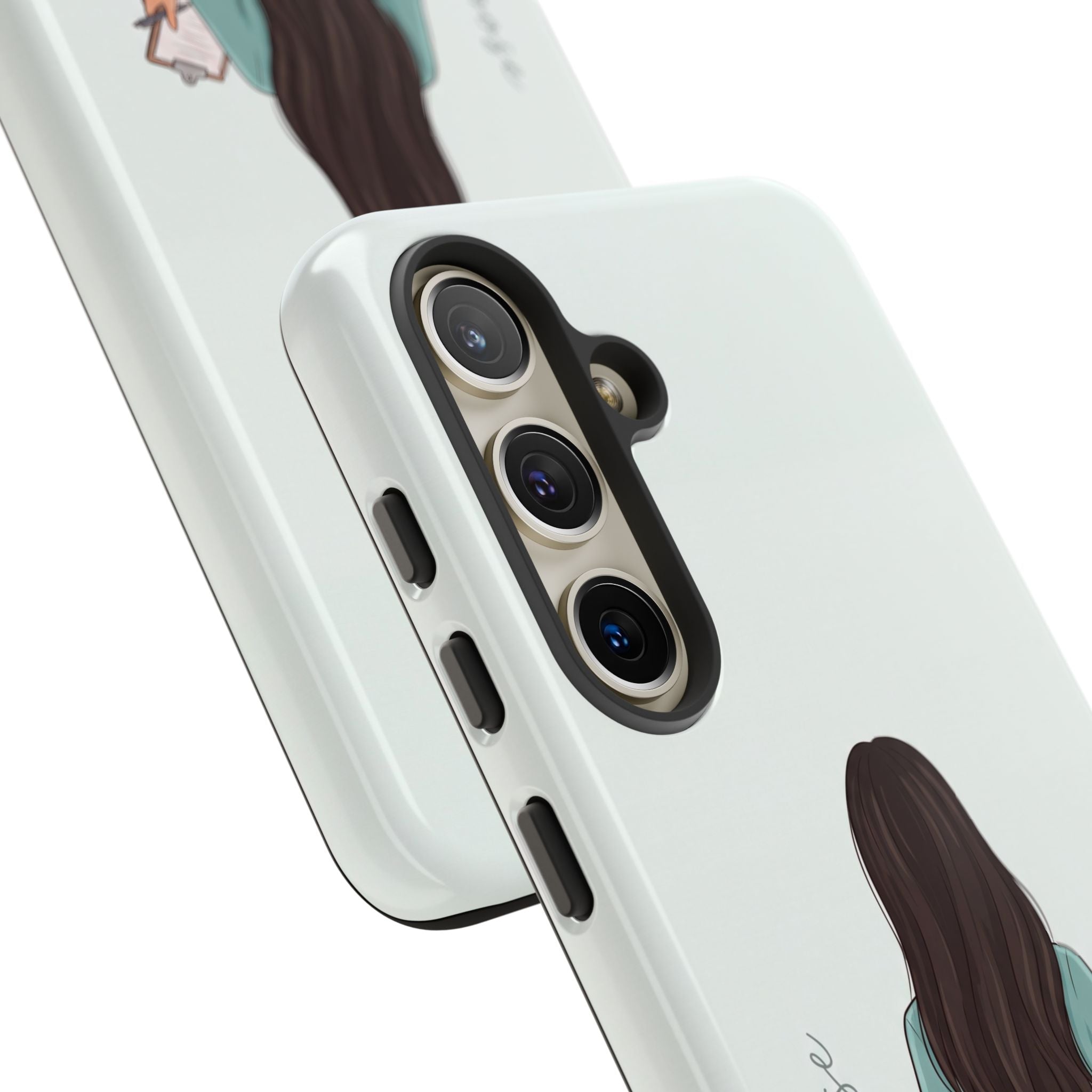 "Trust the Purpose" Nurse Phone Case | Illustrated Nurse in Scrubs Design | iPhone & Samsung