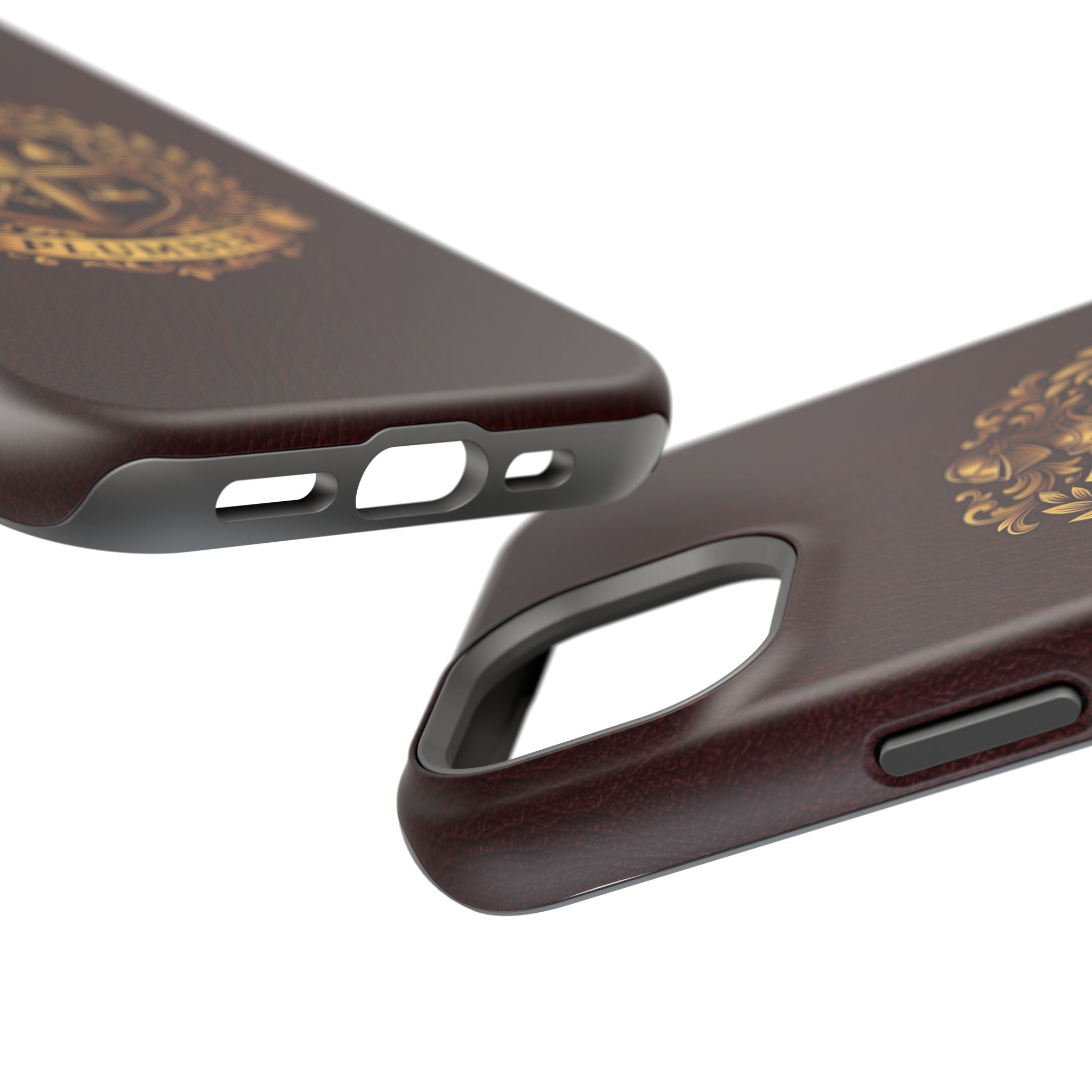 Plumber Crest Phone Case — Heraldic Shield Design Wireless Charging Cover