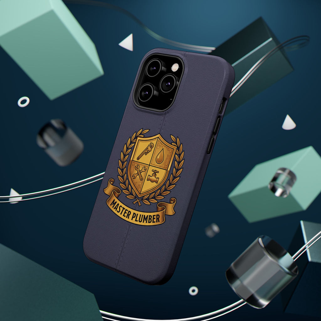 Master Plumber Crest Phone Case — Heraldic Shield Wireless Charging Cover