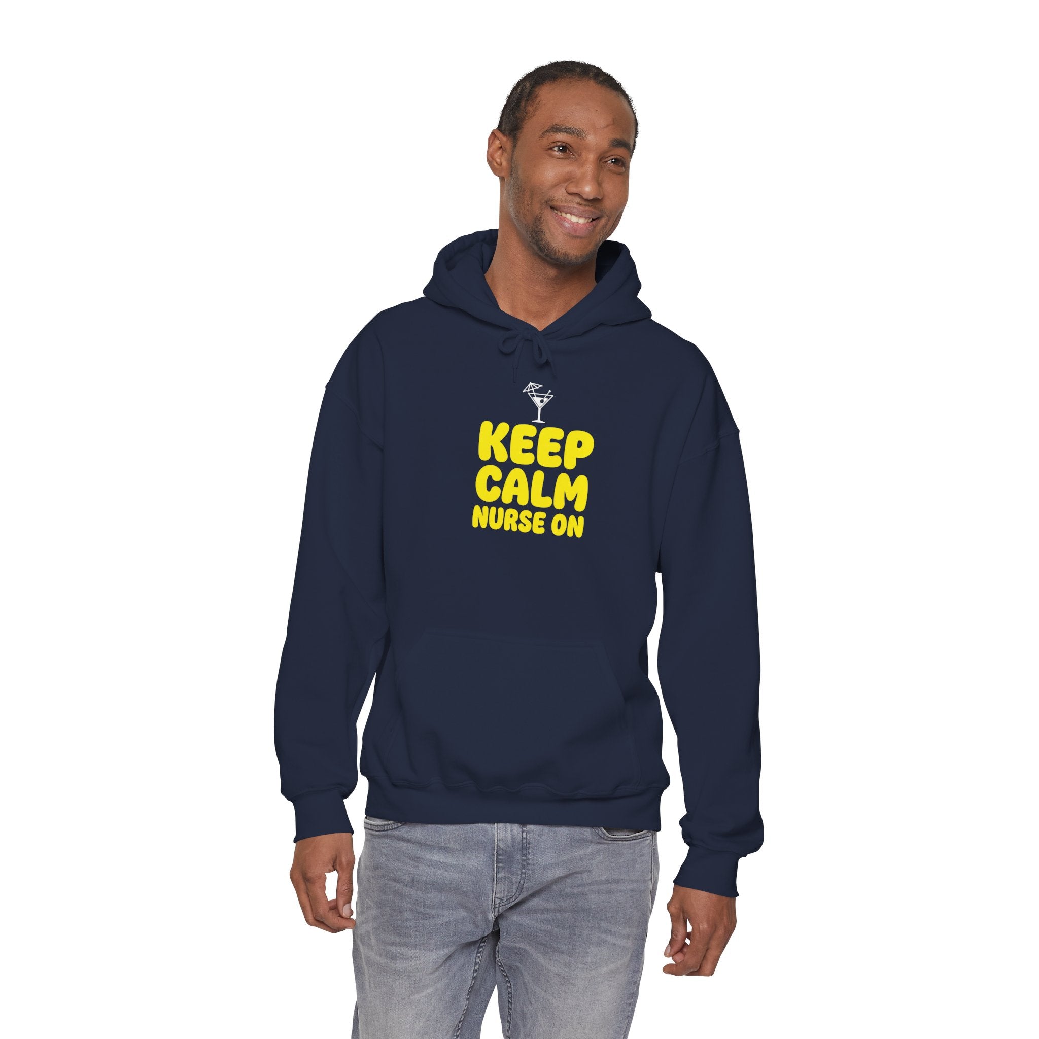 Keep Calm Nurse On Hoodie — Funny Nurse Graphic Pullover