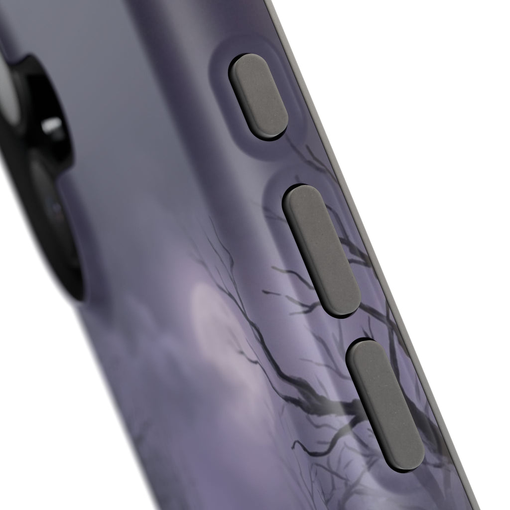 Personalized French Bulldog Moonlit Graveyard Phone Case — Wireless Charging Cover