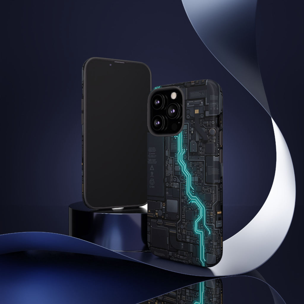 Electrician Cyan Circuit Phone Case - Samsung & iPhone Series