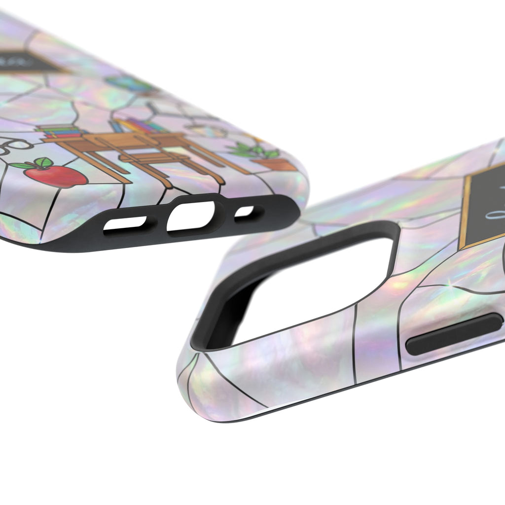Personalized Teacher Phone Case — Impact-Resistant Wireless Charging Cover
