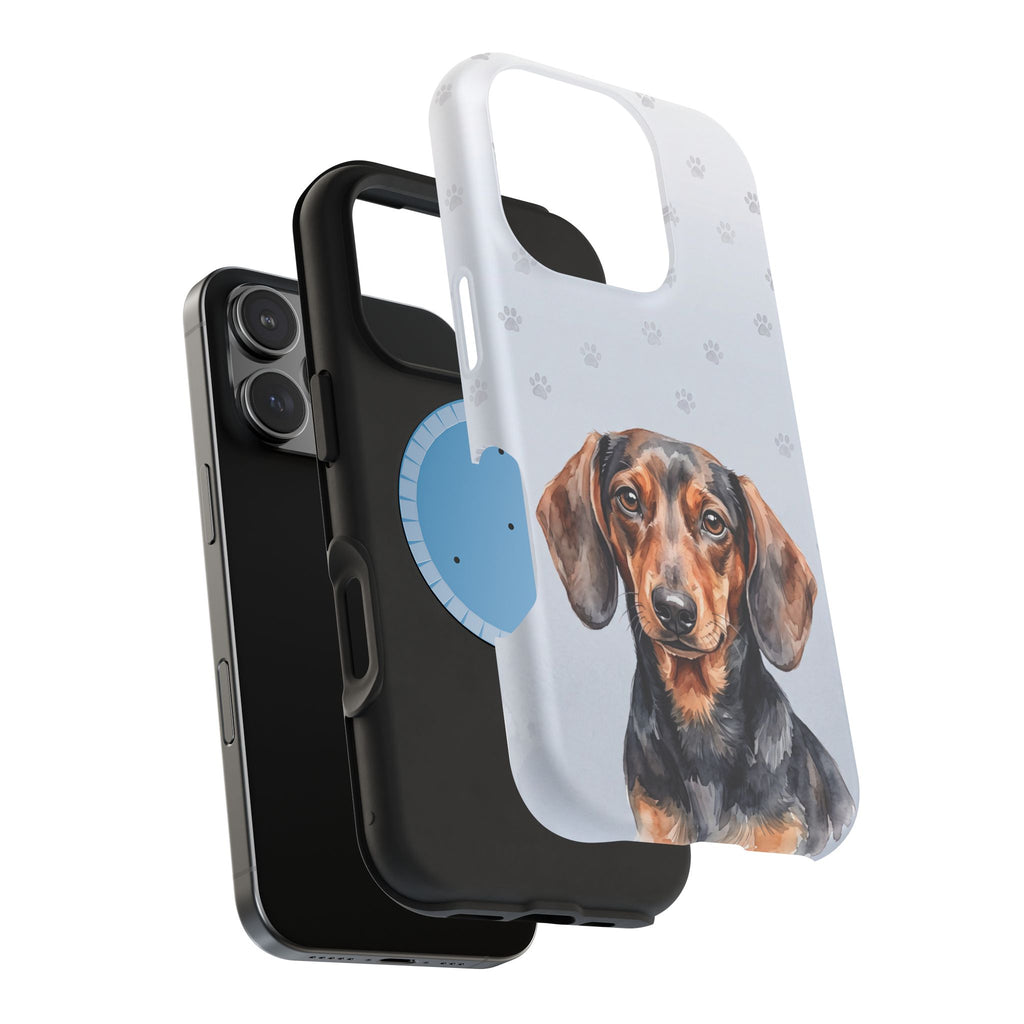 Dachshund Phone Case — Impact-Resistant Wireless Charging Cover