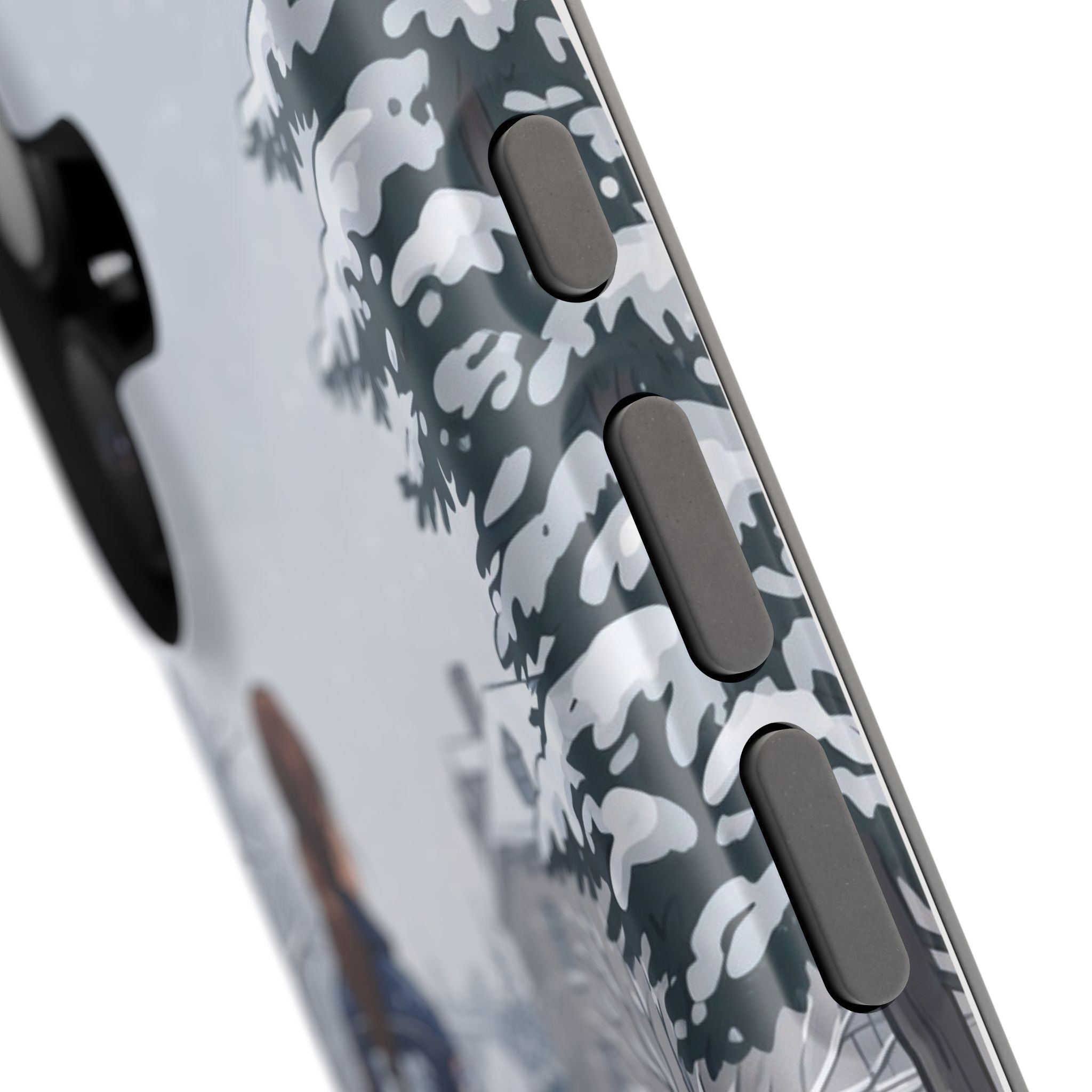 Paramedic/EMT Winter Phone Case — Magnetic Wireless Charging Cover
