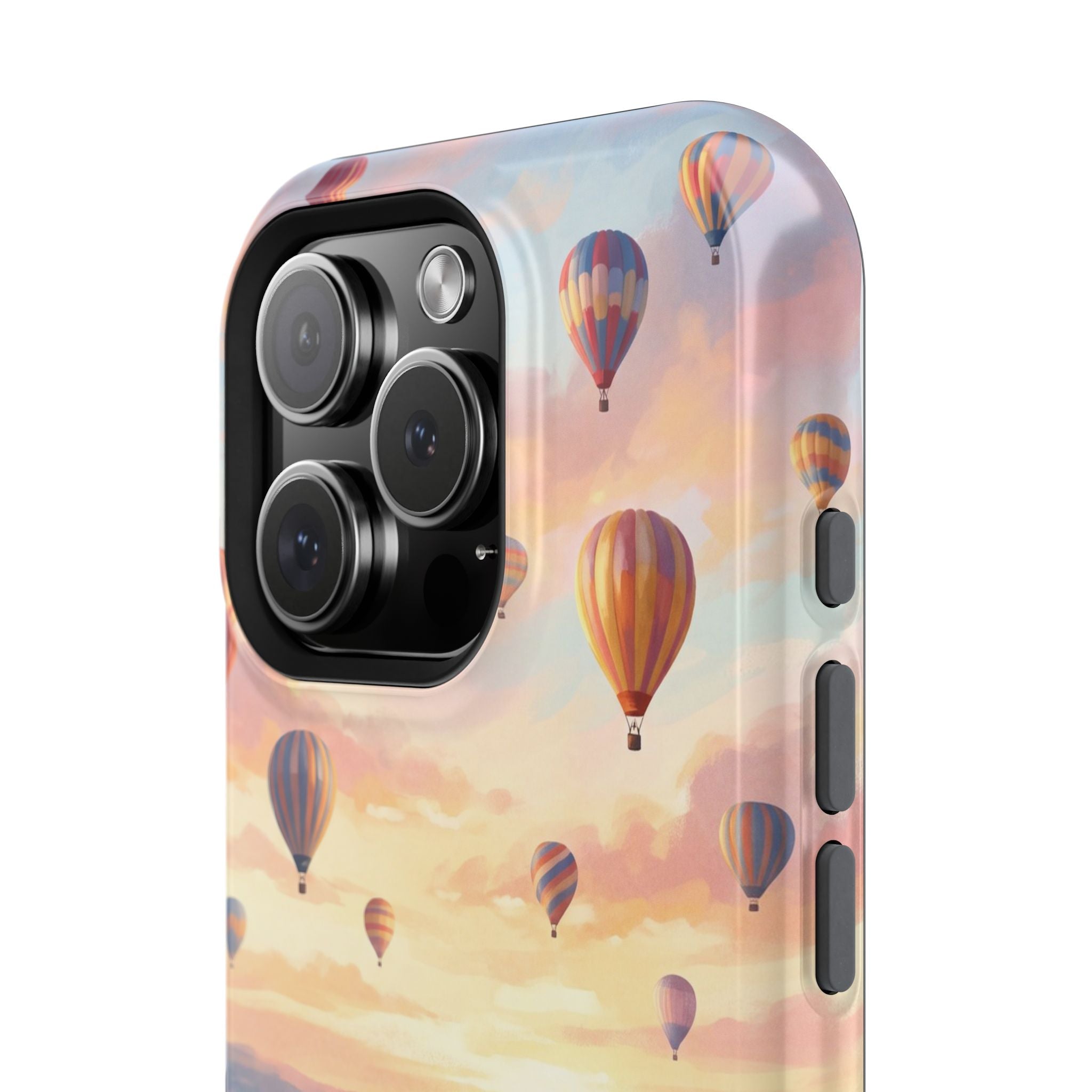 Personalized Golden Retriever Hot Air Balloon Phone Case — Wireless Charging Cover
