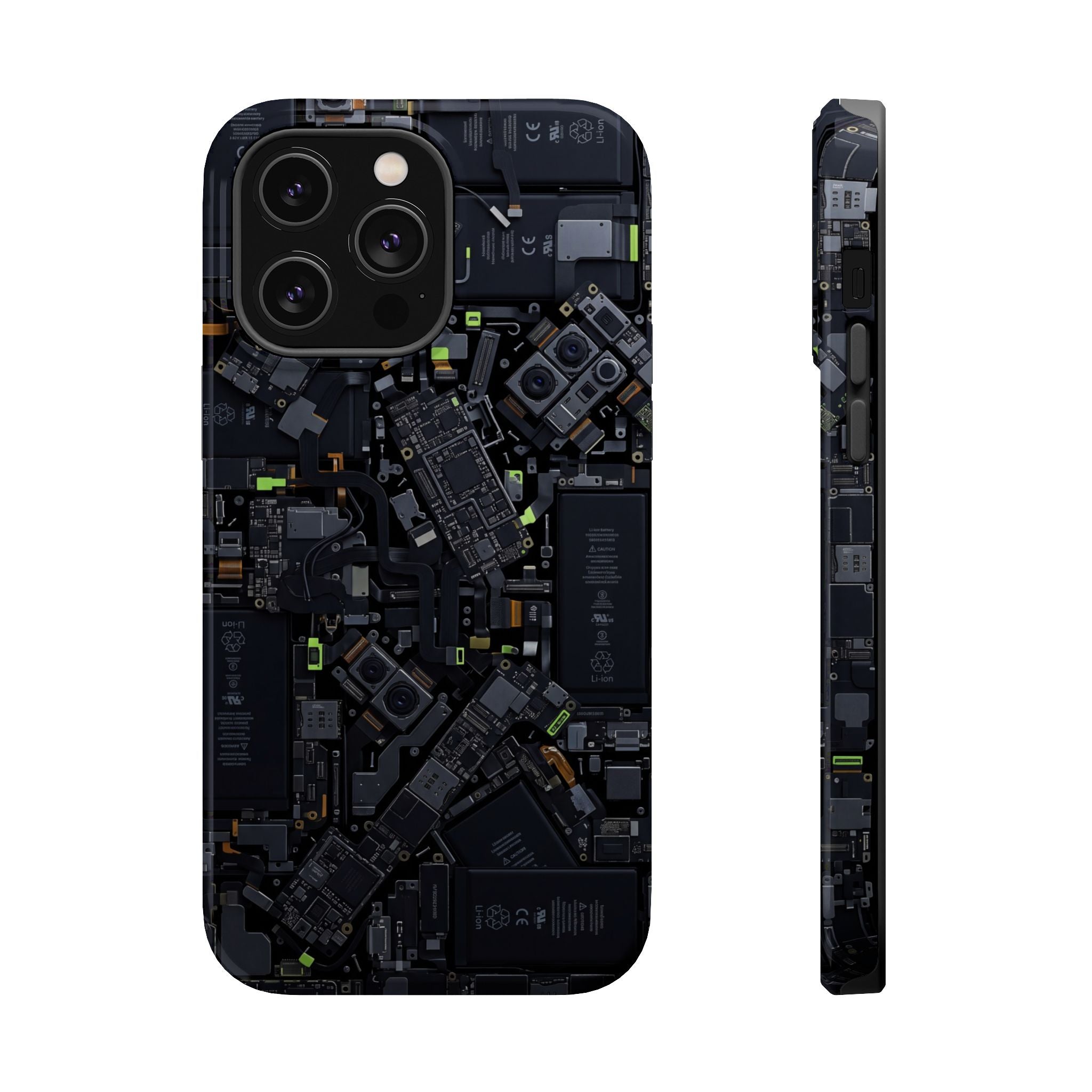 Circuit Core Phone Case — Motherboard Print Wireless Charging Cover