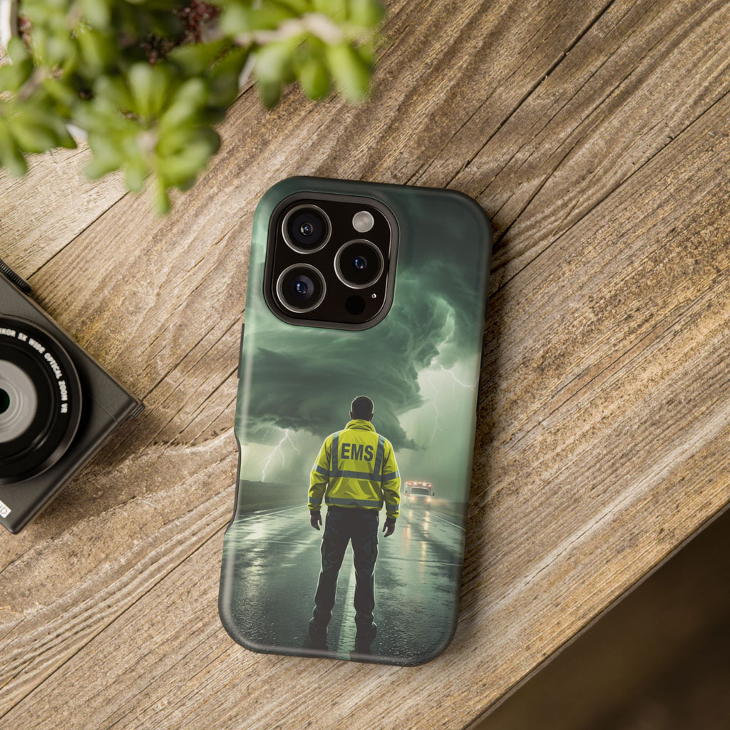 EMS Green Storm Phone Case — Magnetic Wireless Charging Cover