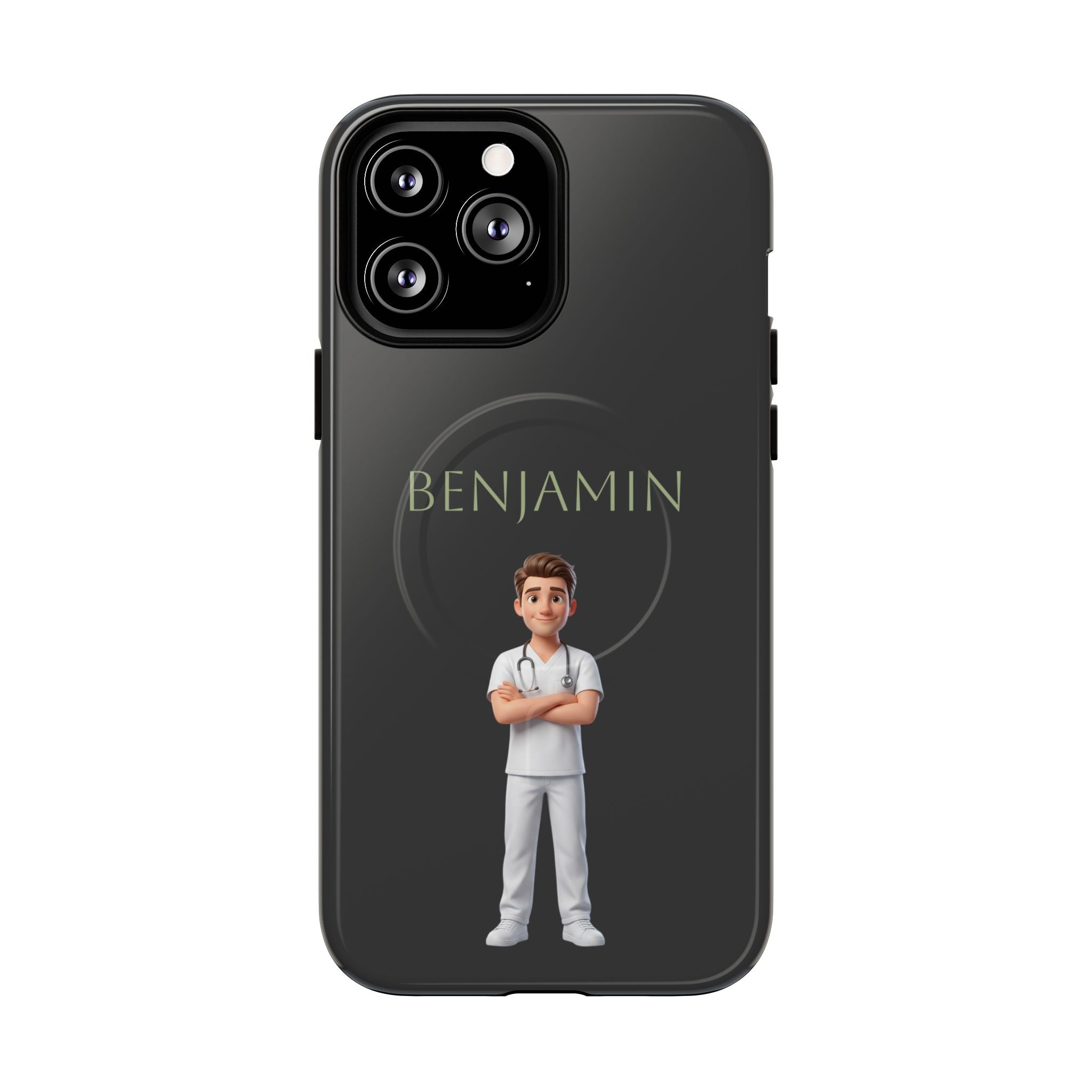 Personalized Nurse Phone Case | MagSafe Compatible, Custom Name iPhone Case