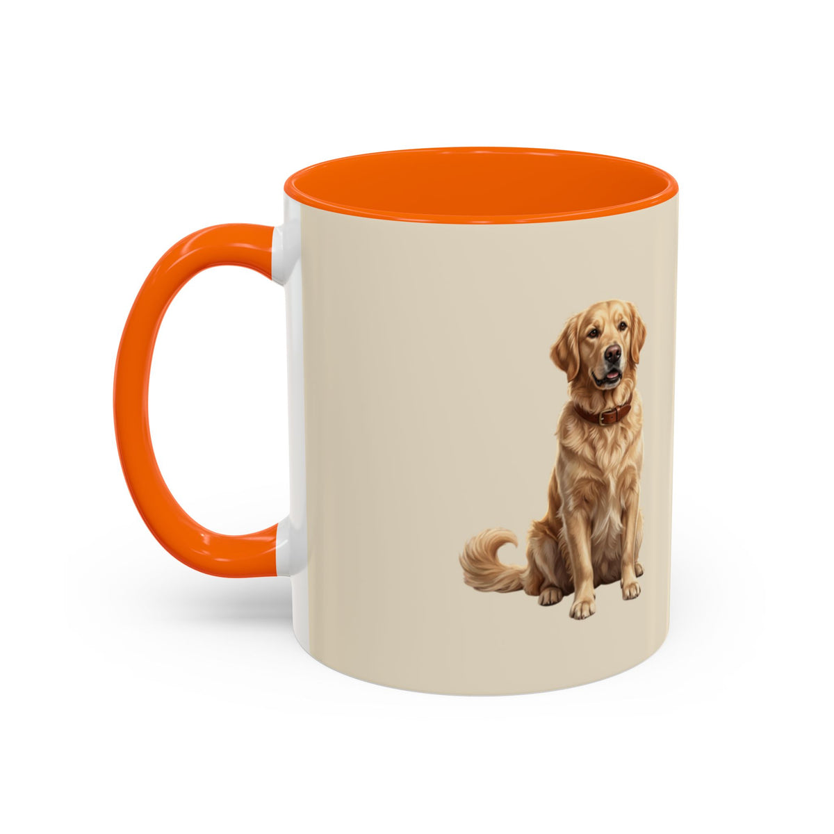 Personalized Golden Retriever Mug | Custom Name & Message Dog Mom Dad Coffee Mug