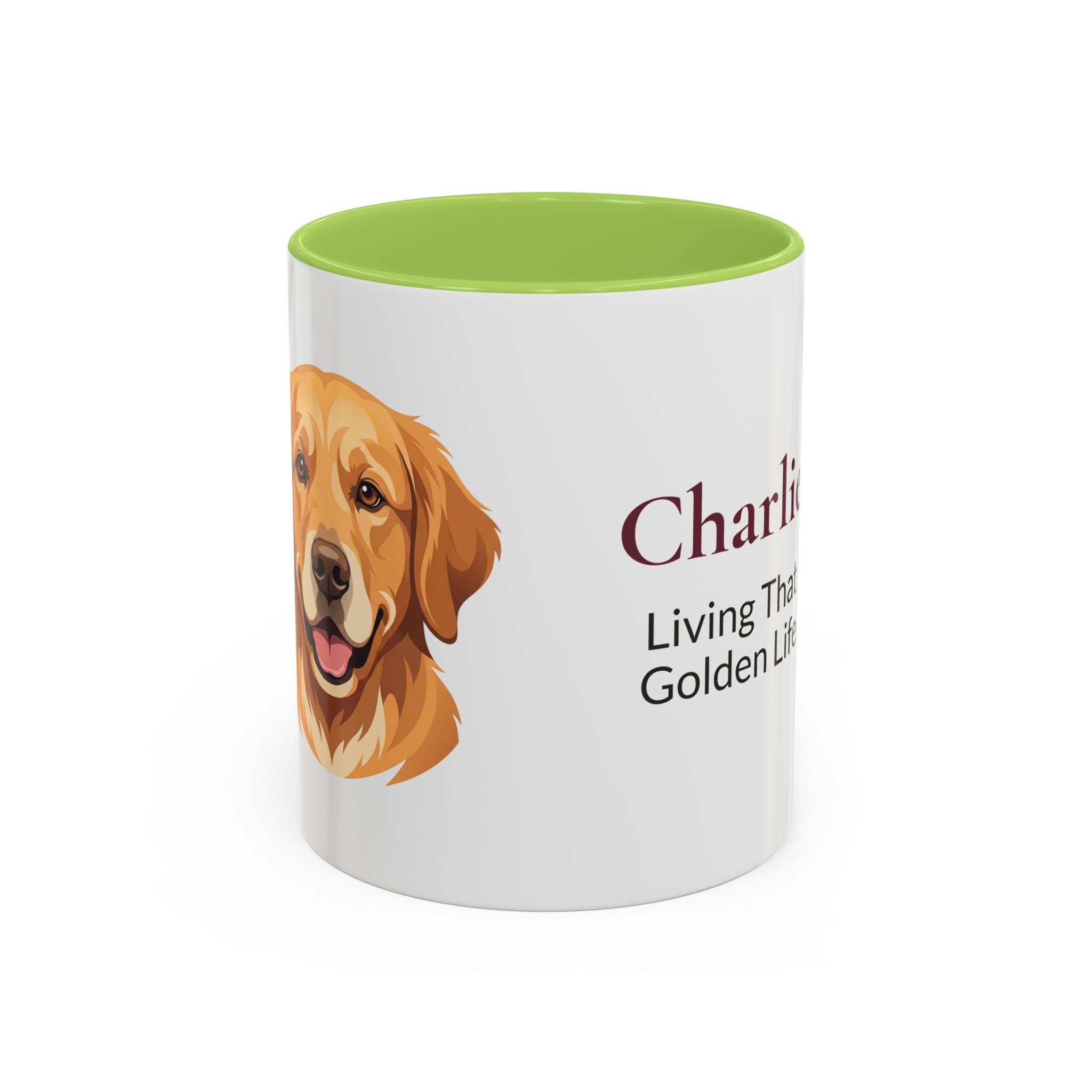 Personalized Golden Retriever Mug | Custom Name & Message Dog Lover Coffee Mug