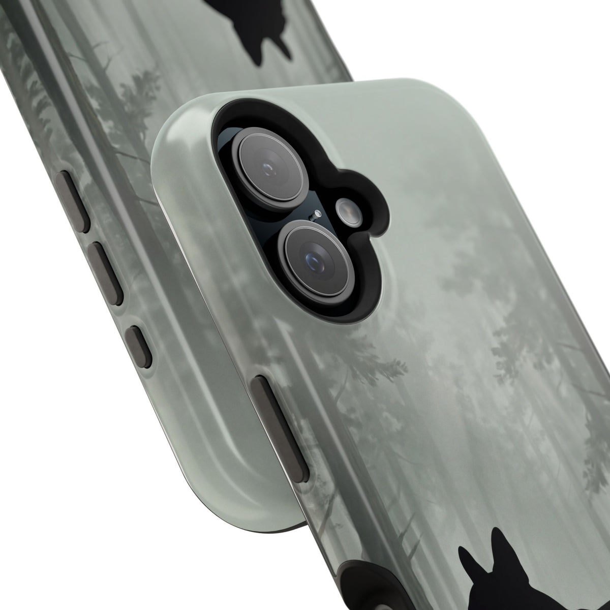 Personalized French Bulldog Misty Forest Phone Case — Wireless Charging Cover