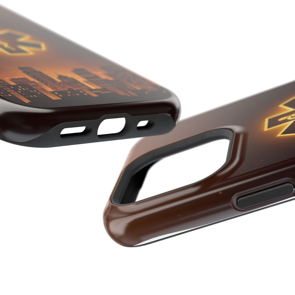 Paramedic/EMT Skyline Phone Case — Magnetic Wireless Charging Cover