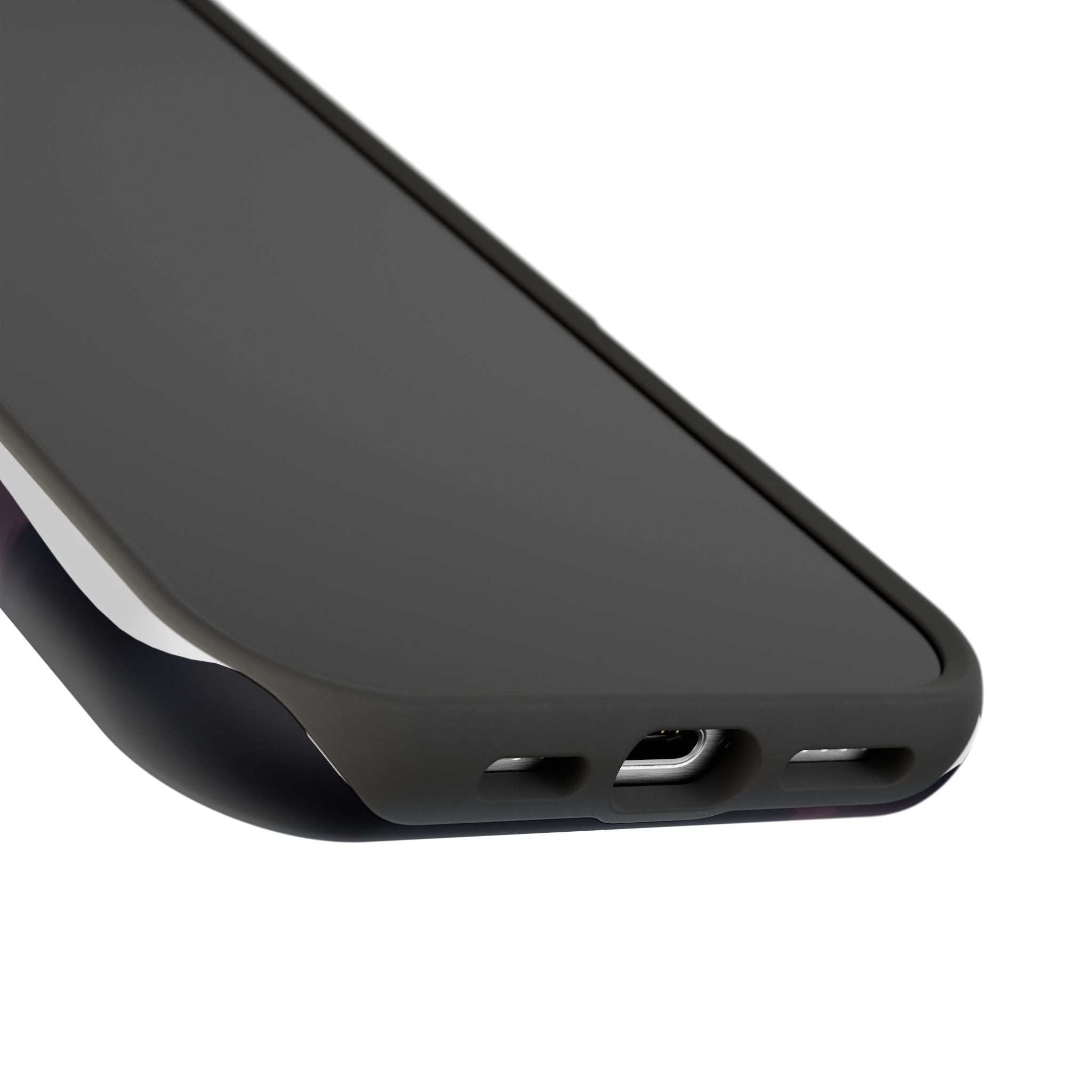 Neon Paw Print Phone Case — Impact-Resistant Wireless Charging Cover