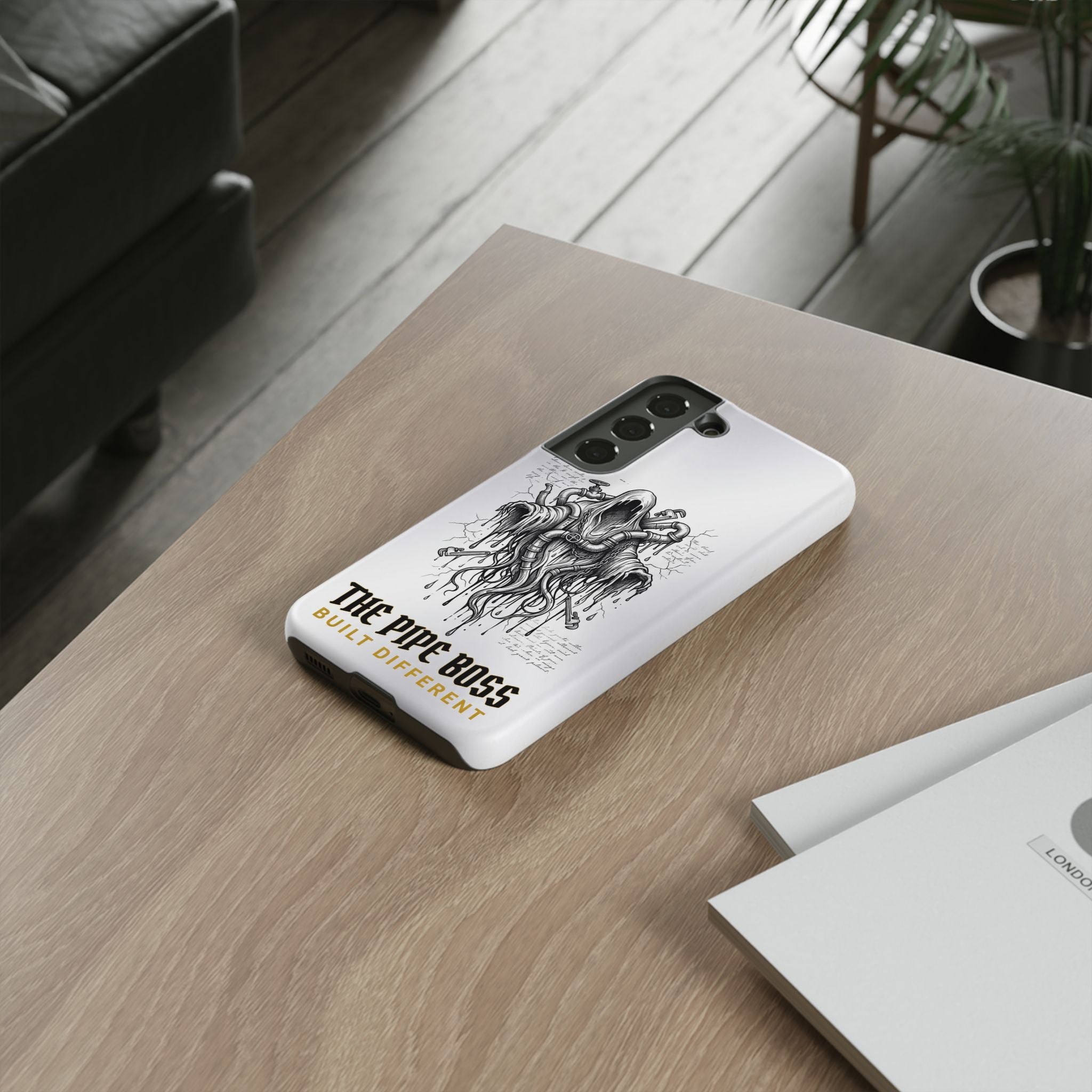 The Pipe Boss Gothic Plumber Phone Case - Samsung & iPhone Series