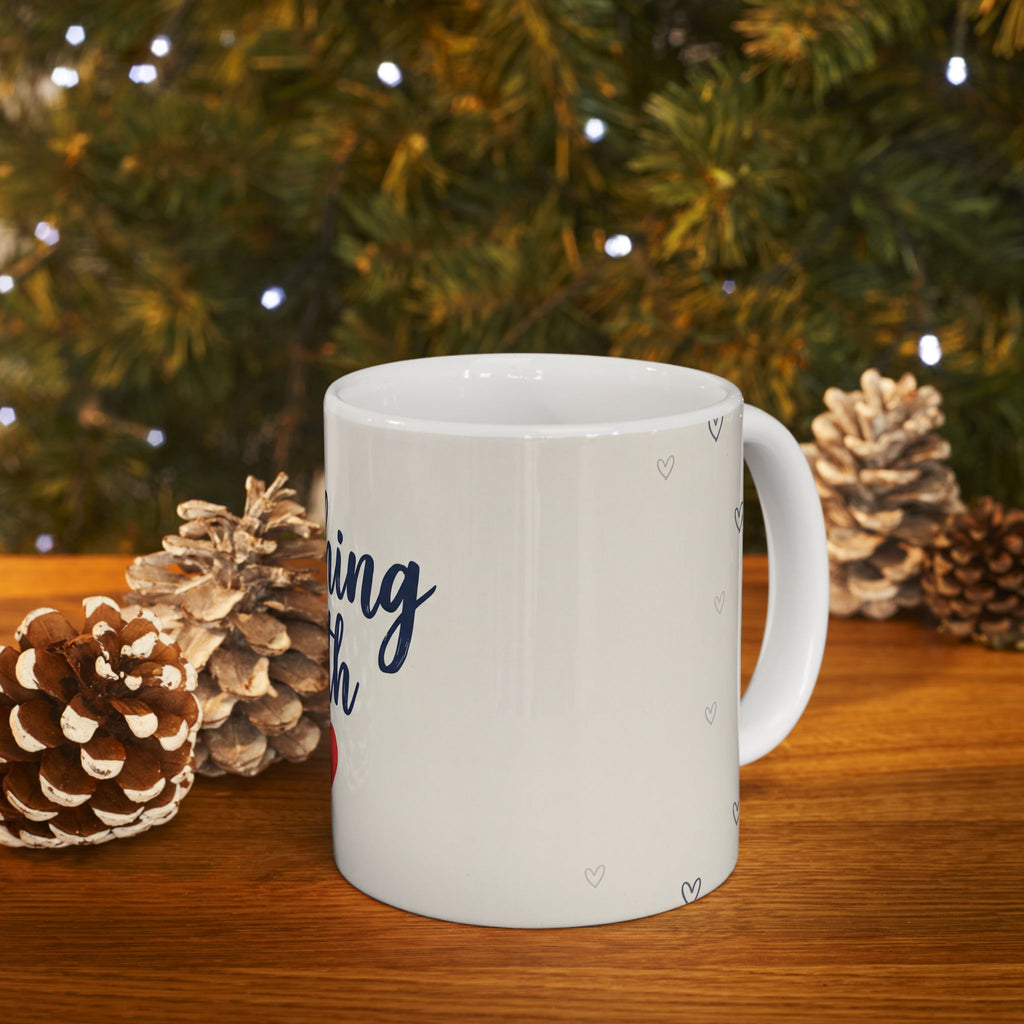 Teacher Gift Mug –Teaching with ❤️ - Perfect Thank You Gift