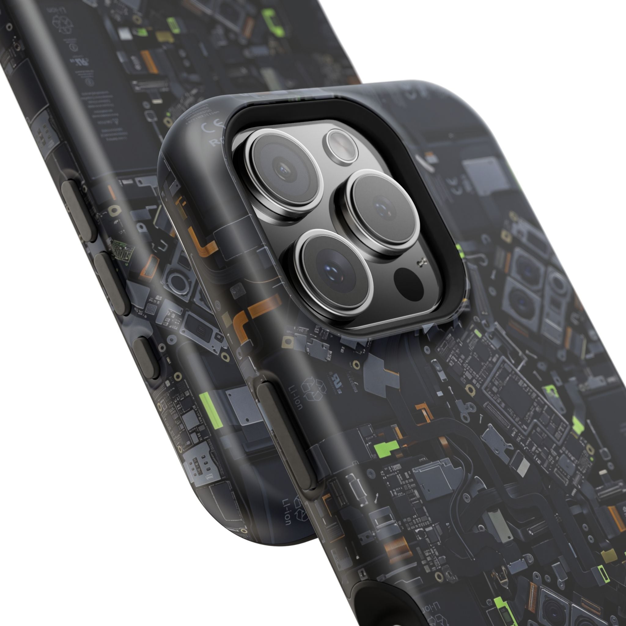 Circuit Core Phone Case — Motherboard Print Wireless Charging Cover