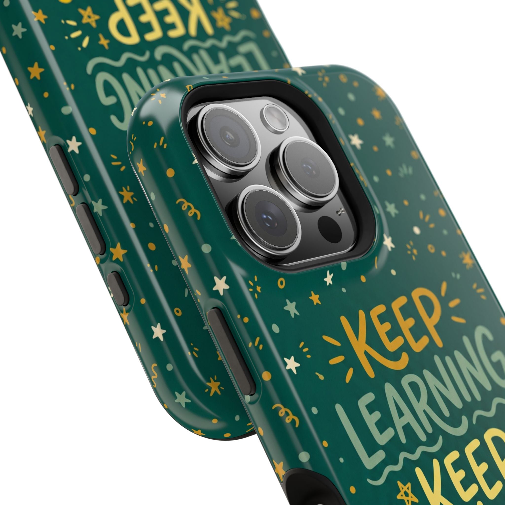 Keep Learning Keep Growing Teacher Phone Case — Wireless Charging Cover