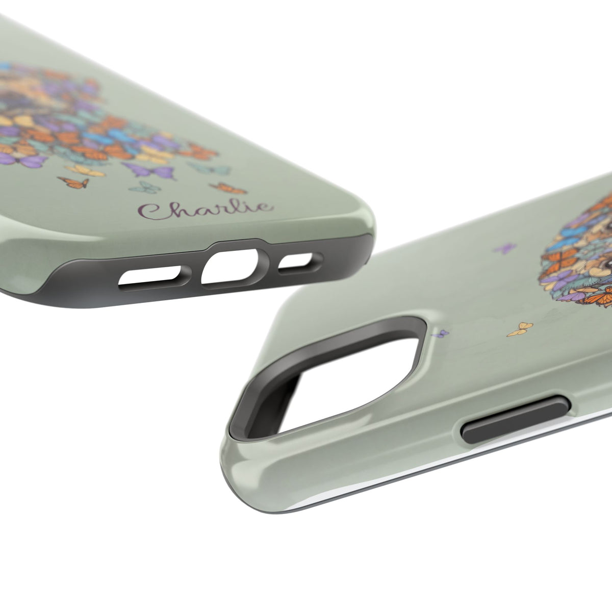 Personalized Butterfly Labrador Phone Case — Tough Magnetic Case with Wireless Charging