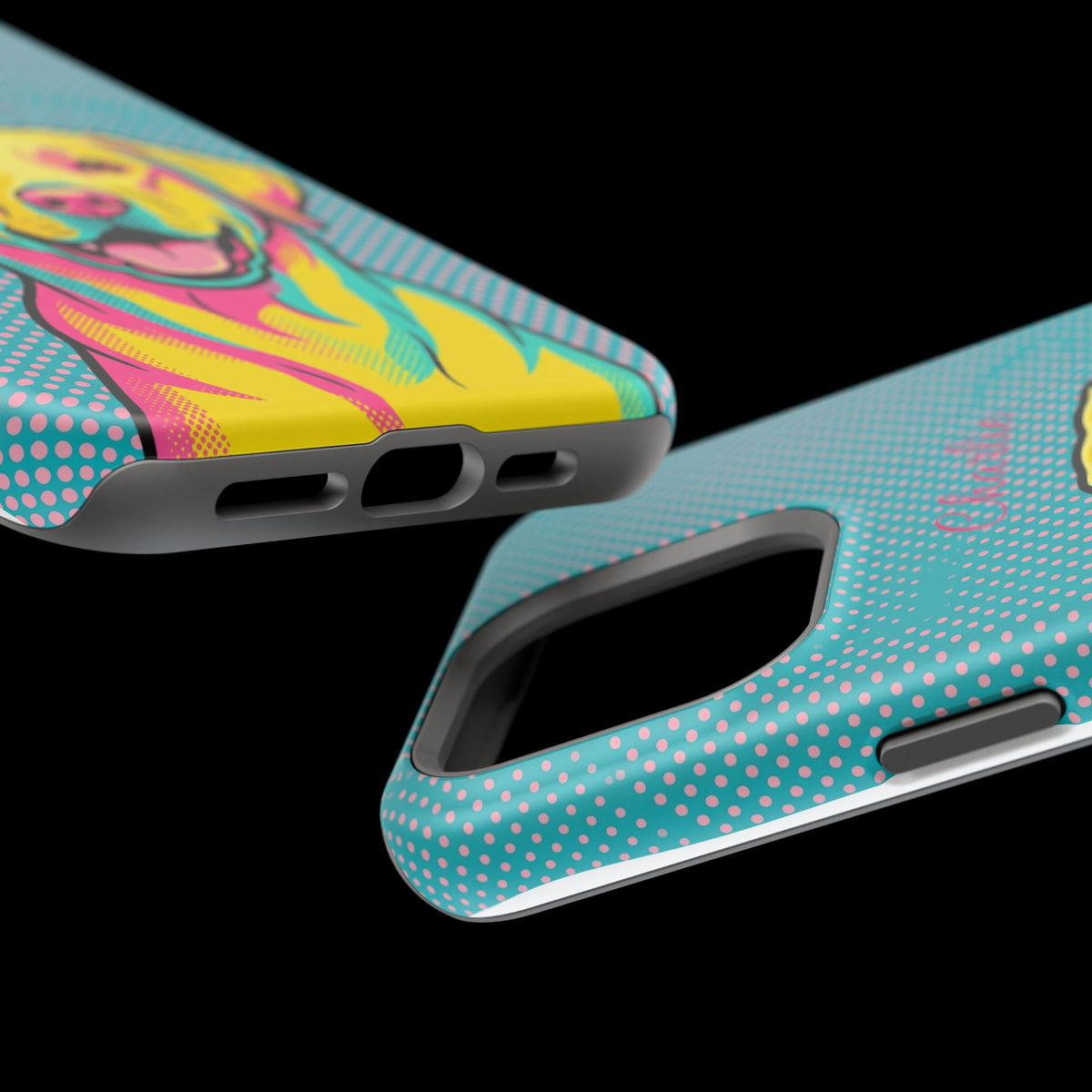 Personalized Pop Art Labrador Phone Case — Tough Magnetic Case with Wireless Charging