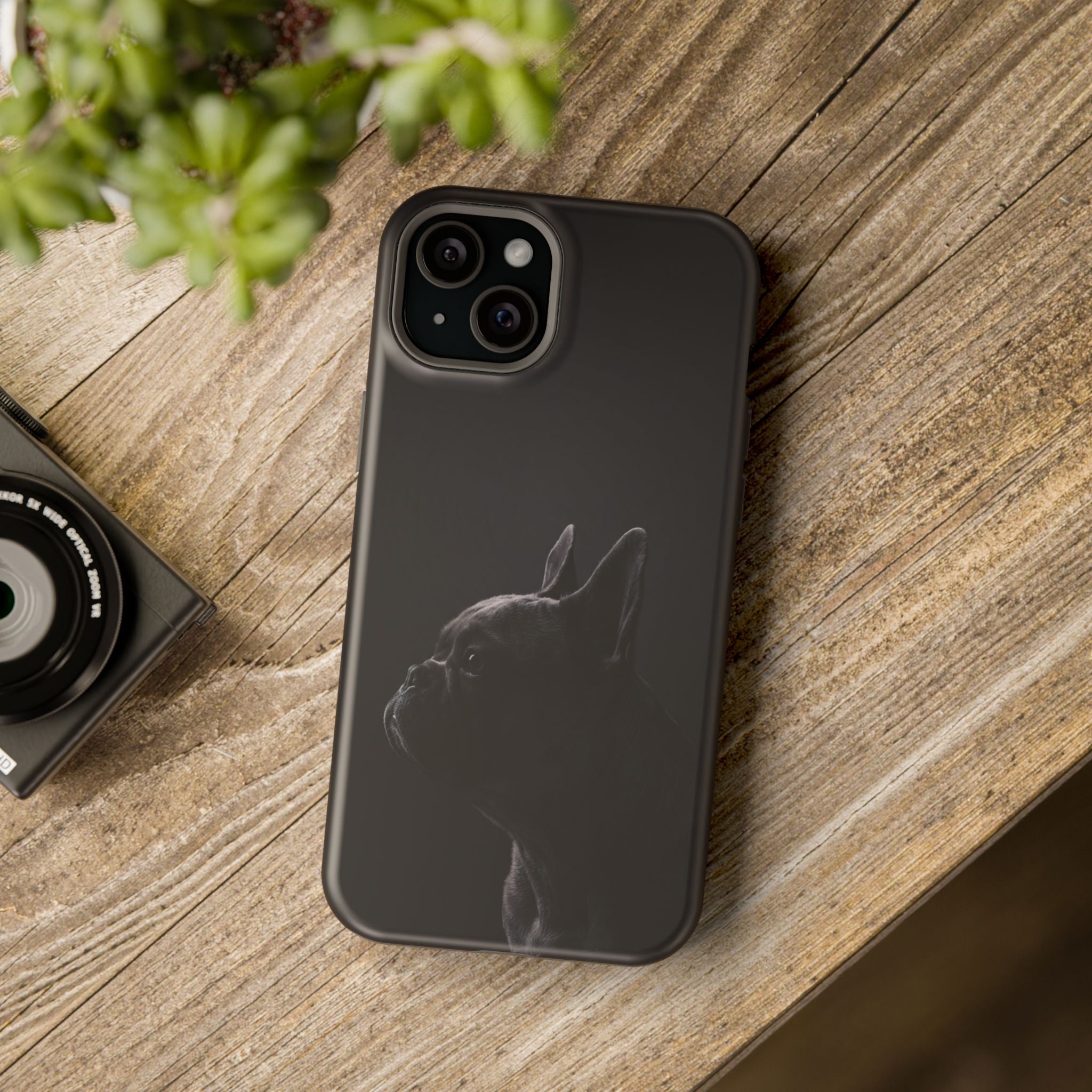 French Bulldog Phone Case — Impact-Resistant Wireless Charging Cover