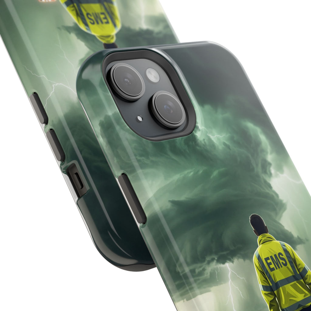 EMS Green Storm Phone Case — Magnetic Wireless Charging Cover