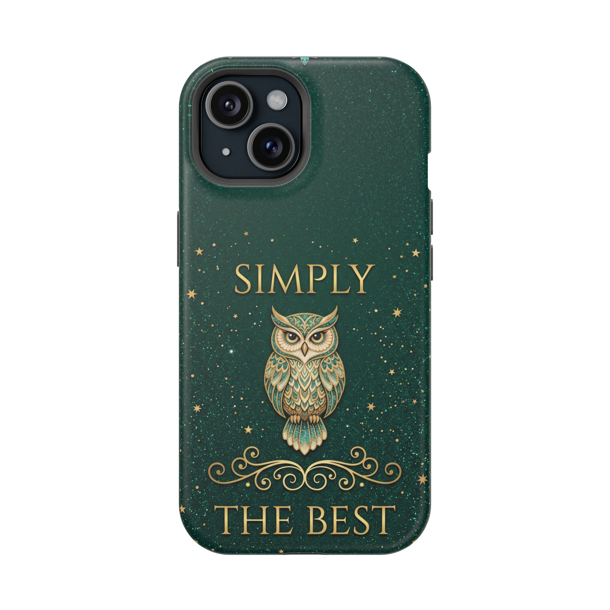 Simply The Best Wise Owl Phone Case — Wireless Charging Cover