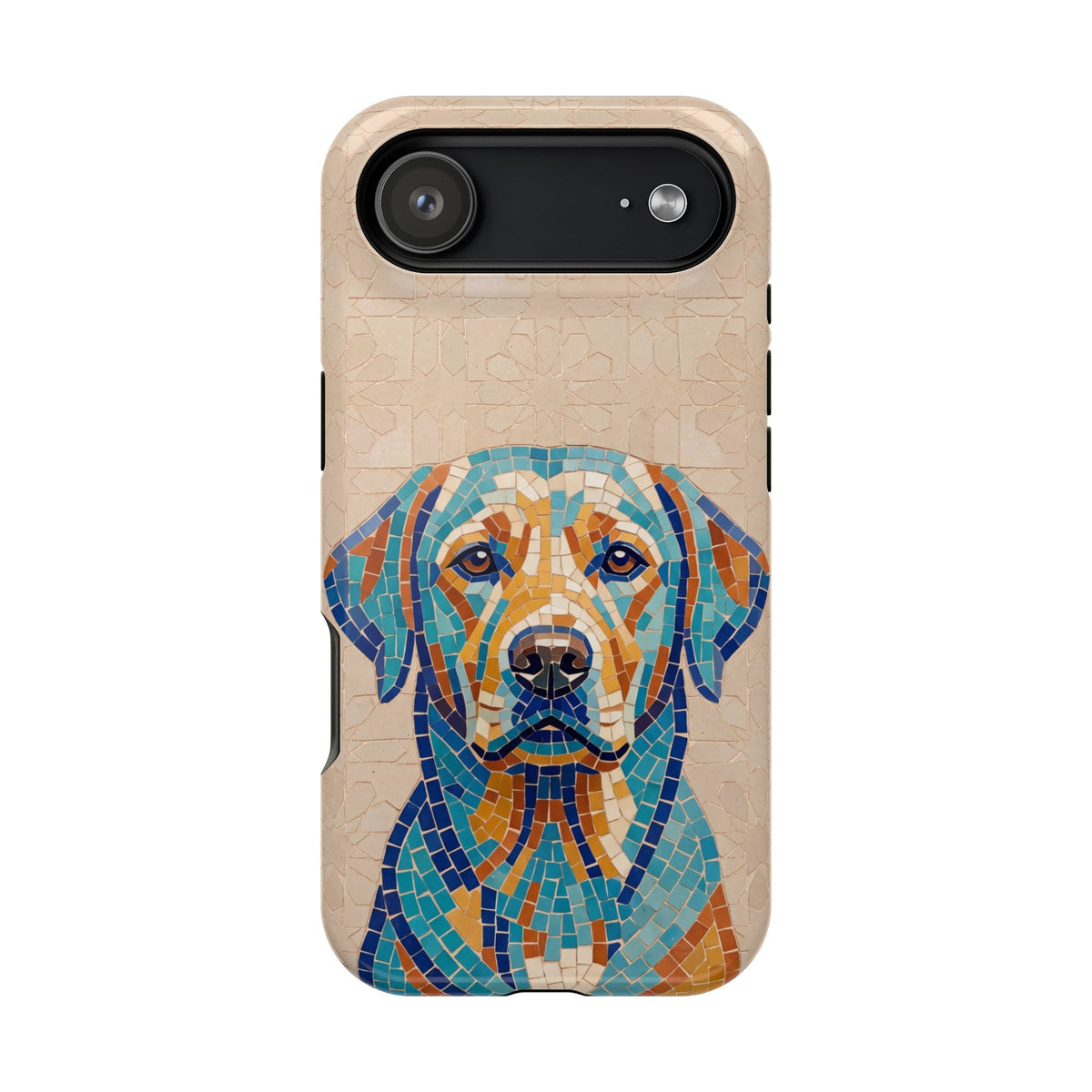 Colorful Labrador Art Phone Case — Tough Magnetic Case with Wireless Charging