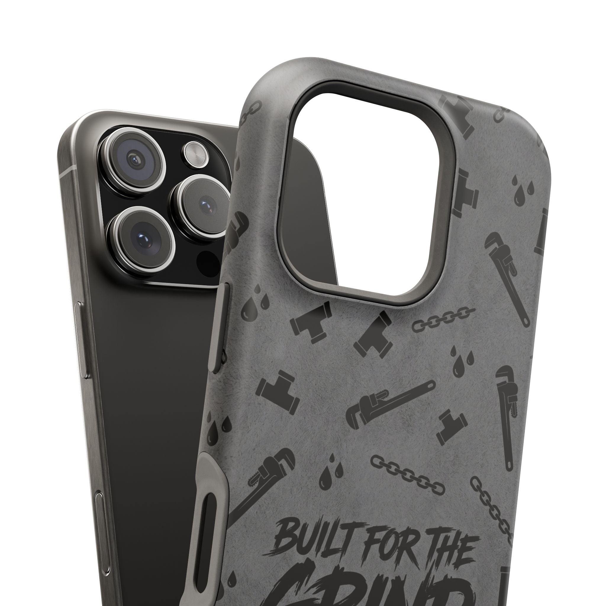 Built for the Grind Phone Case — Plumber Tools Wireless Charging Cover