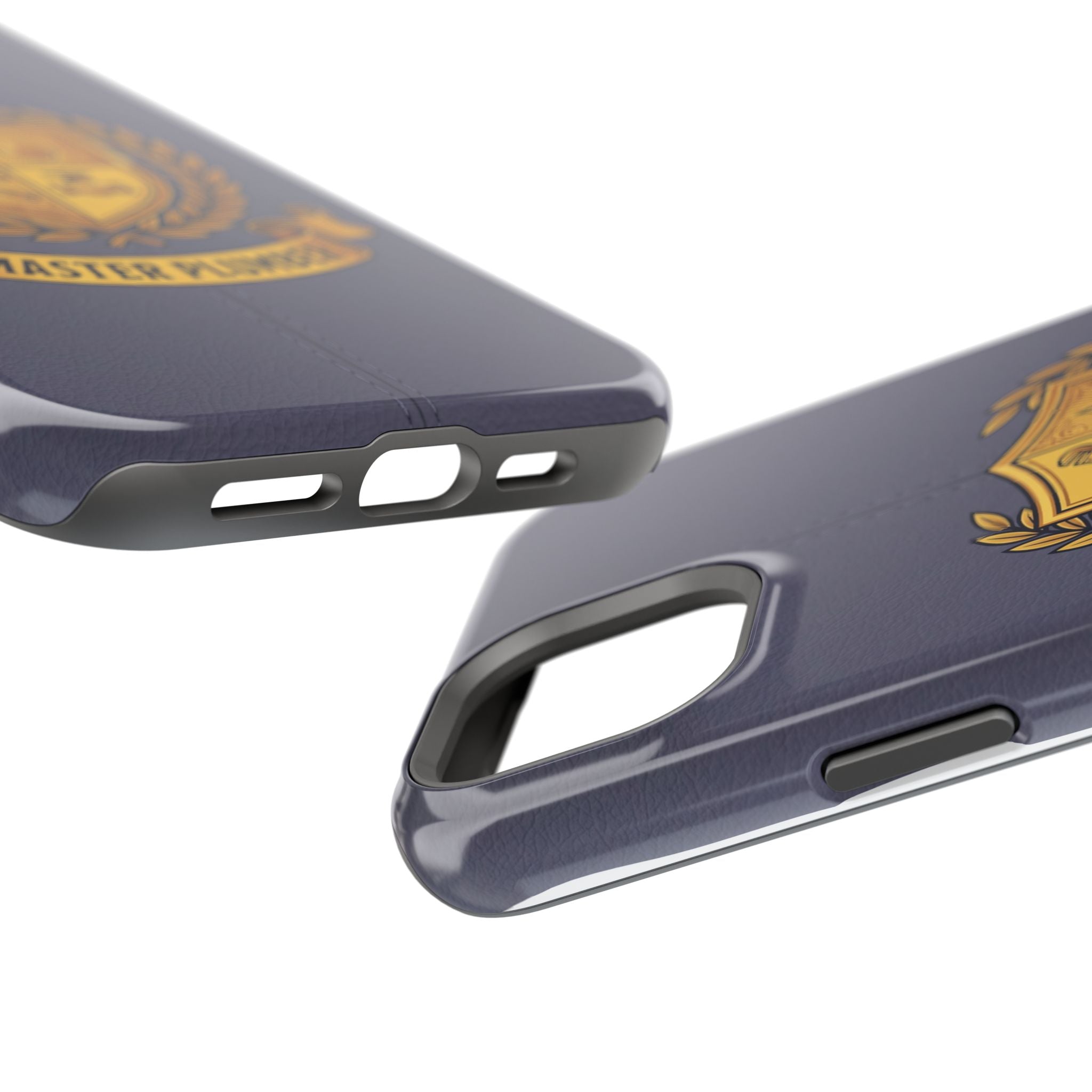 Master Plumber Crest Phone Case — Heraldic Shield Wireless Charging Cover