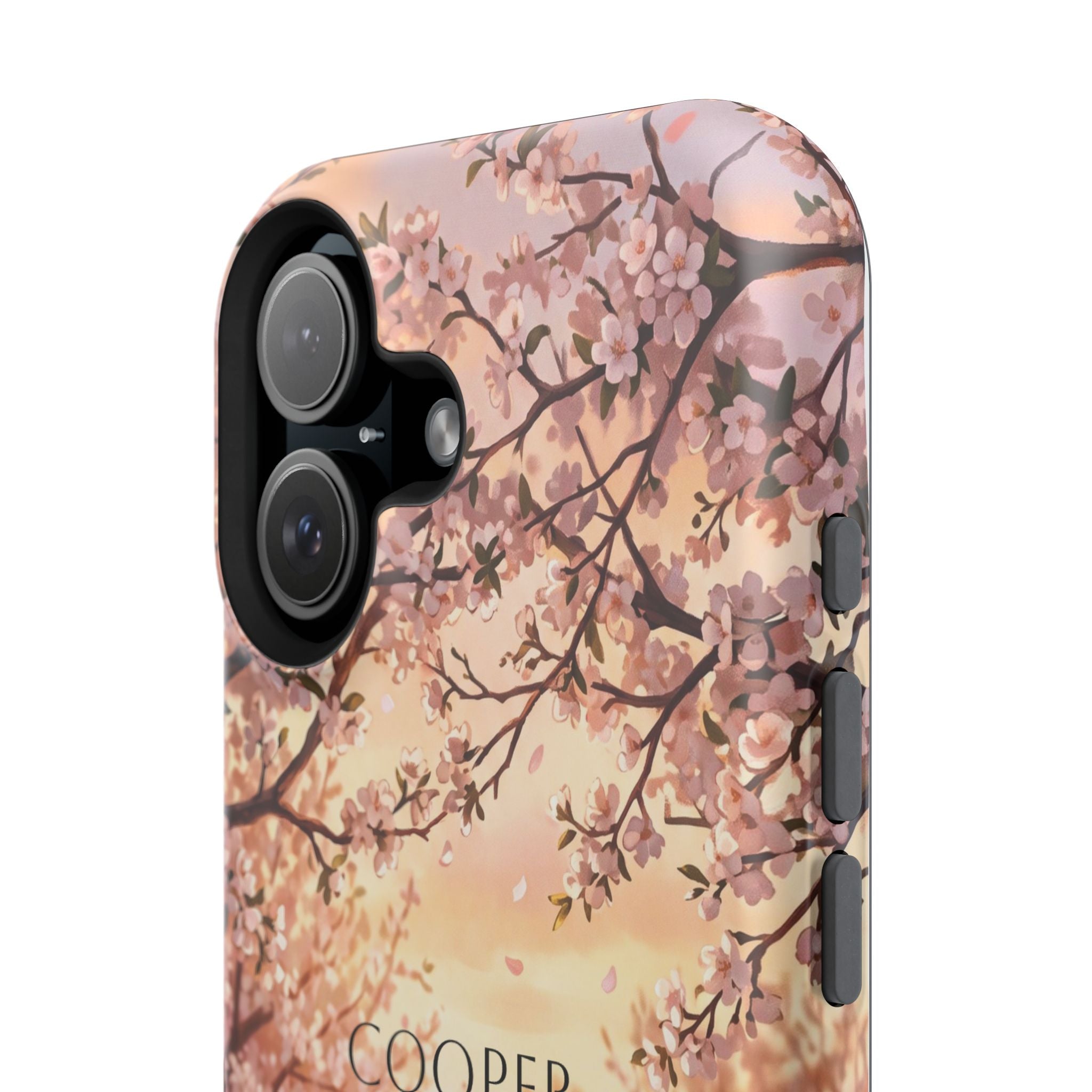 Personalized Golden Retriever Autumn Forest Phone Case — Wireless Charging Cover
