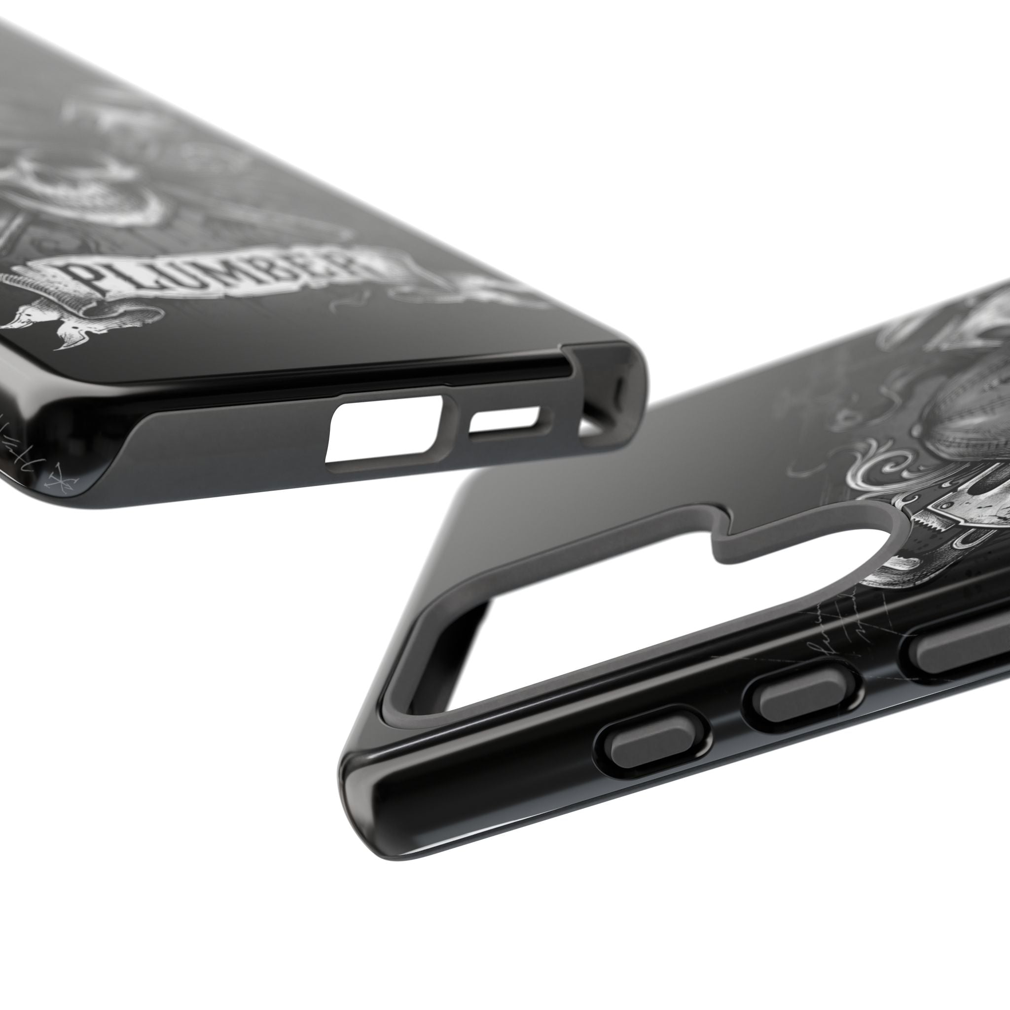 Gothic Skull Plumber Phone Case - Samsung & iPhone Series