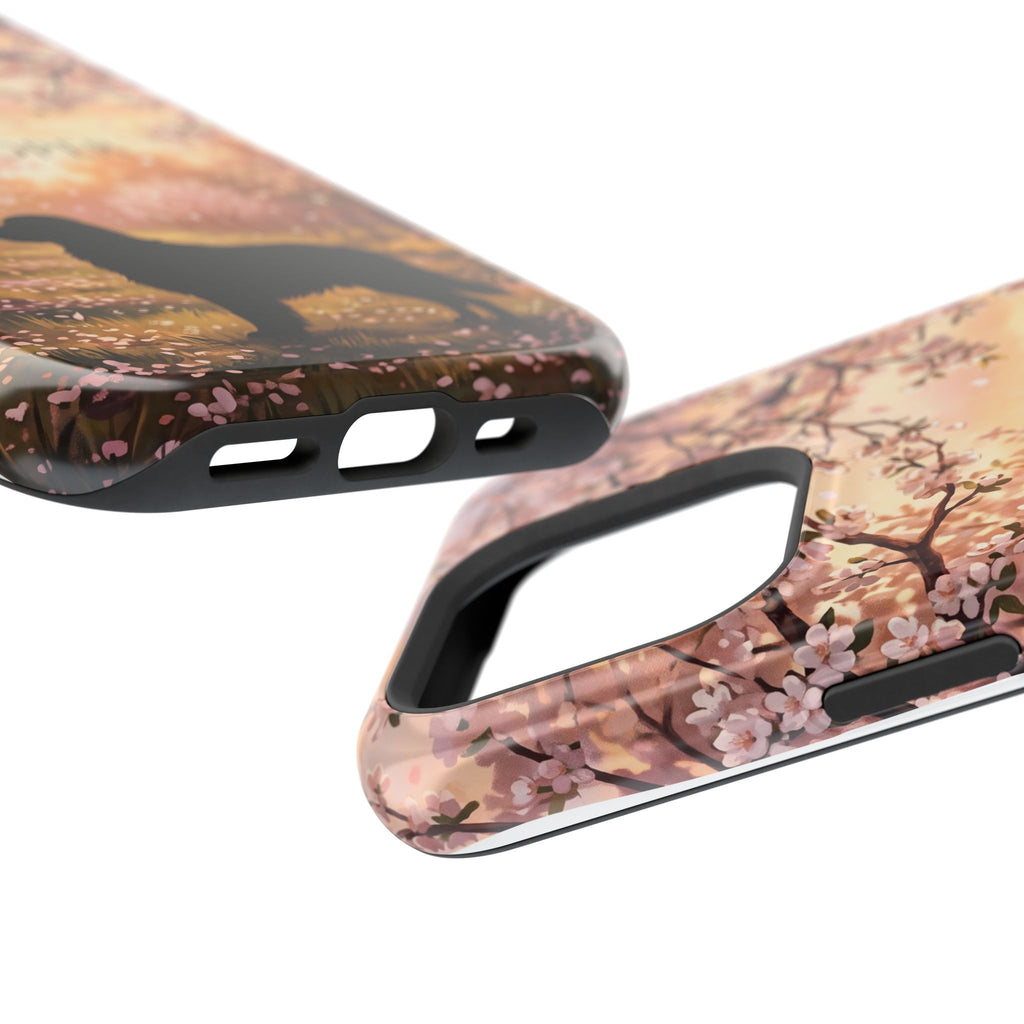 Personalized Golden Retriever Autumn Forest Phone Case — Wireless Charging Cover