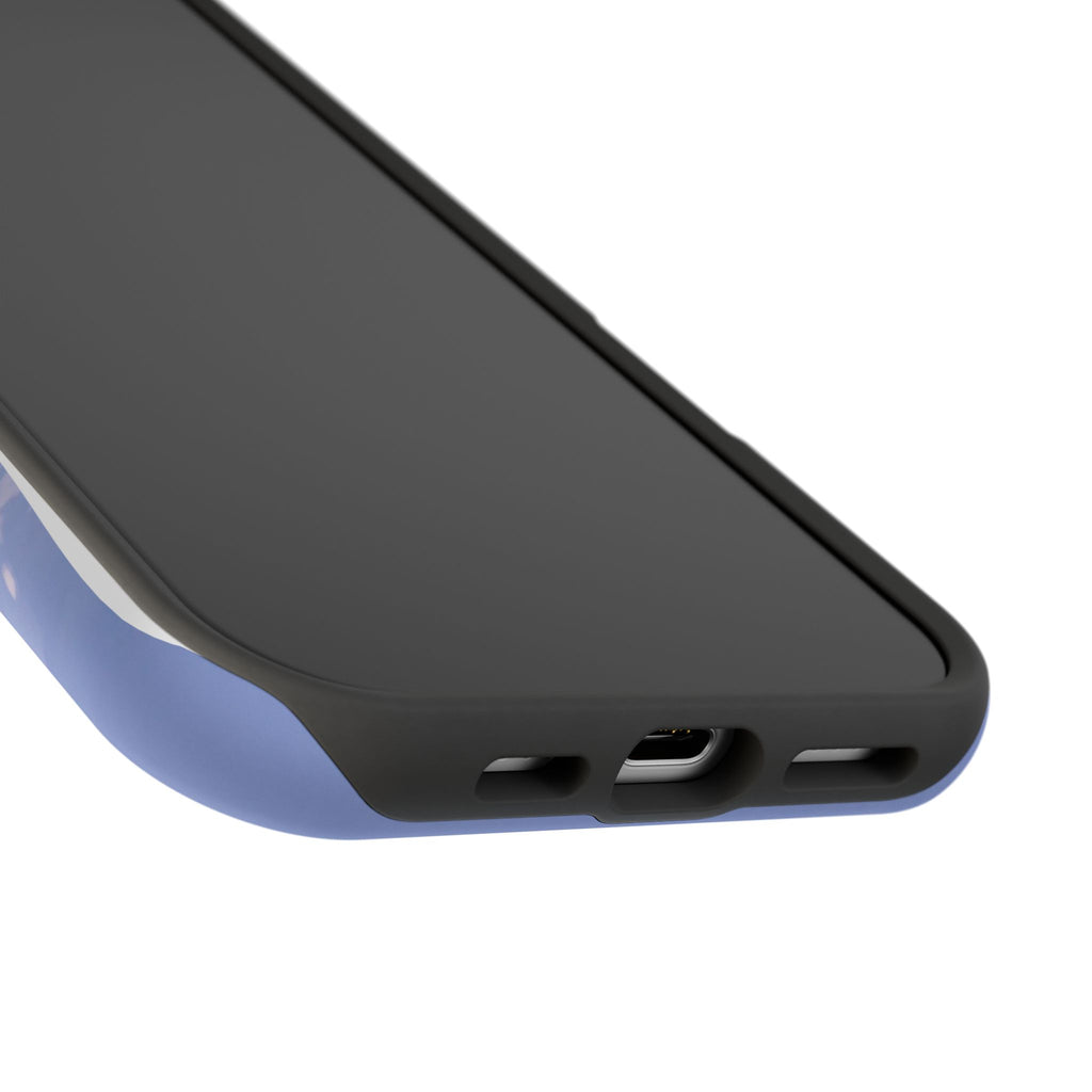 Personalized Dachshund Winter Cabin Phone Case — Wireless Charging Cover