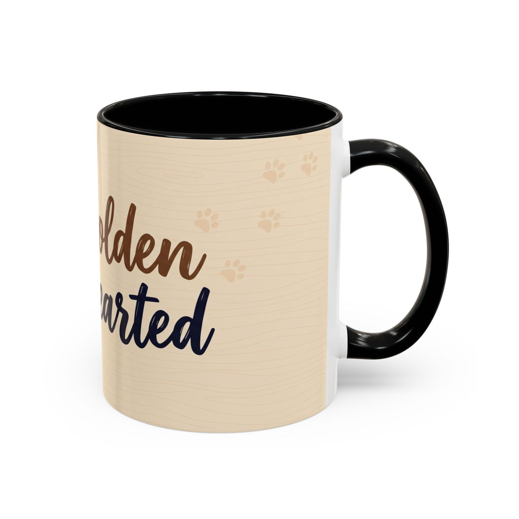Golden Hearted Mug | Golden Retriever Lover Gift | Cute Dog Coffee Mug