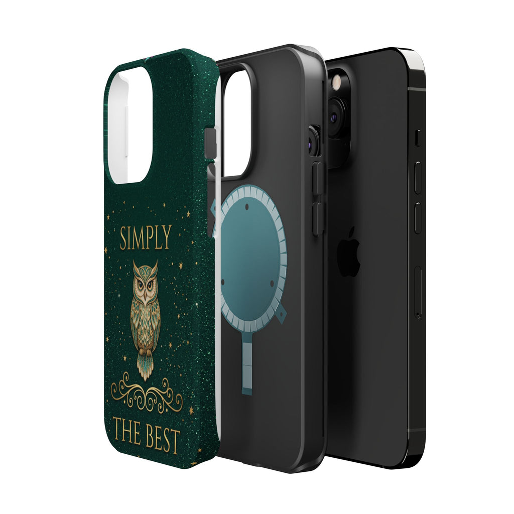 Simply The Best Wise Owl Phone Case — Wireless Charging Cover