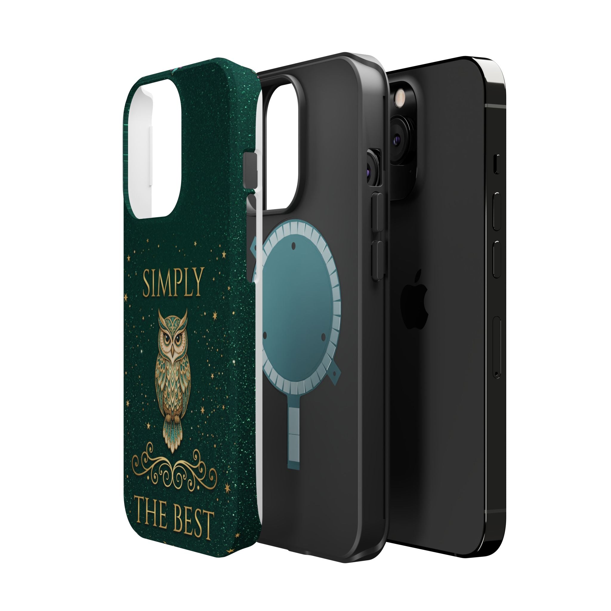 Simply The Best Wise Owl Phone Case — Wireless Charging Cover