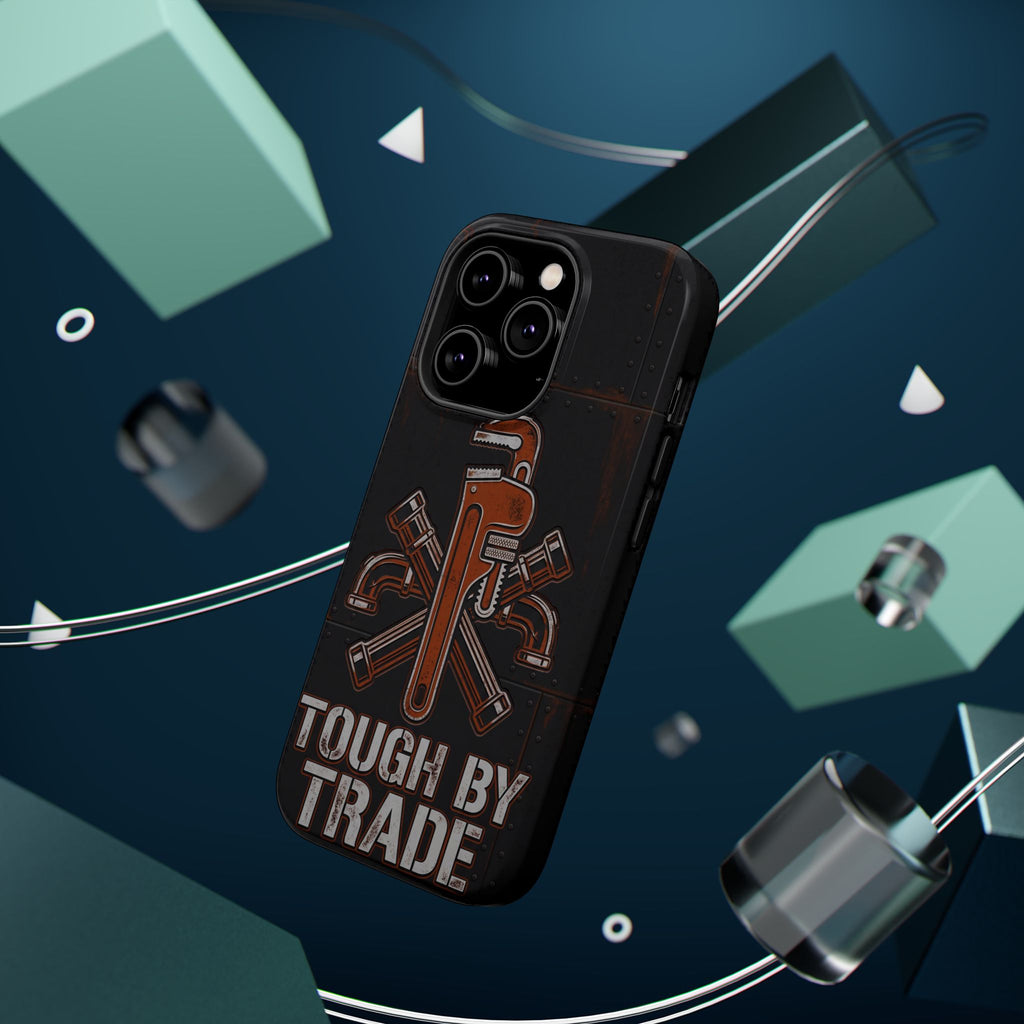 Tough By Trade Phone Case — Crossed Wrenches Wireless Charging Cover