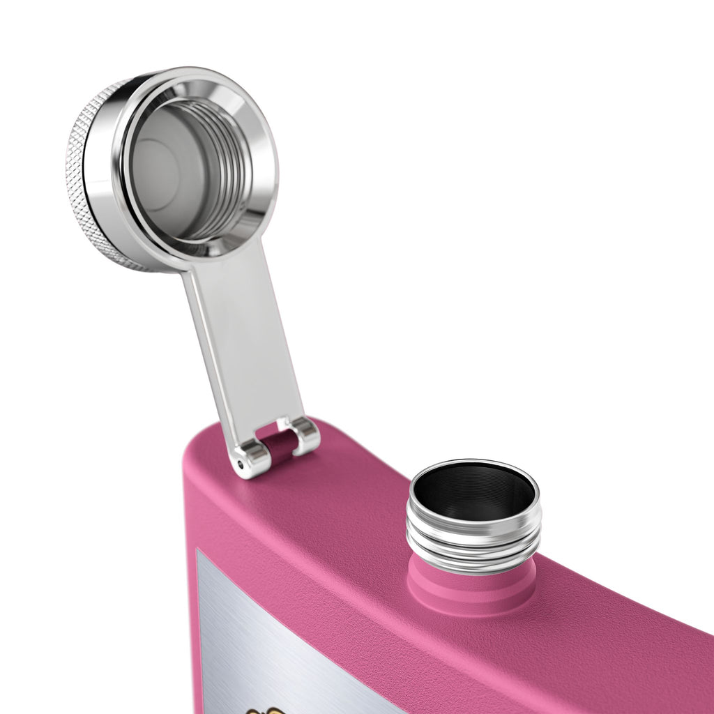 Flask — "Residential Electrician: Homes Powered by Me" (Crest Edition) 6oz Stainless Steel Hip Flask