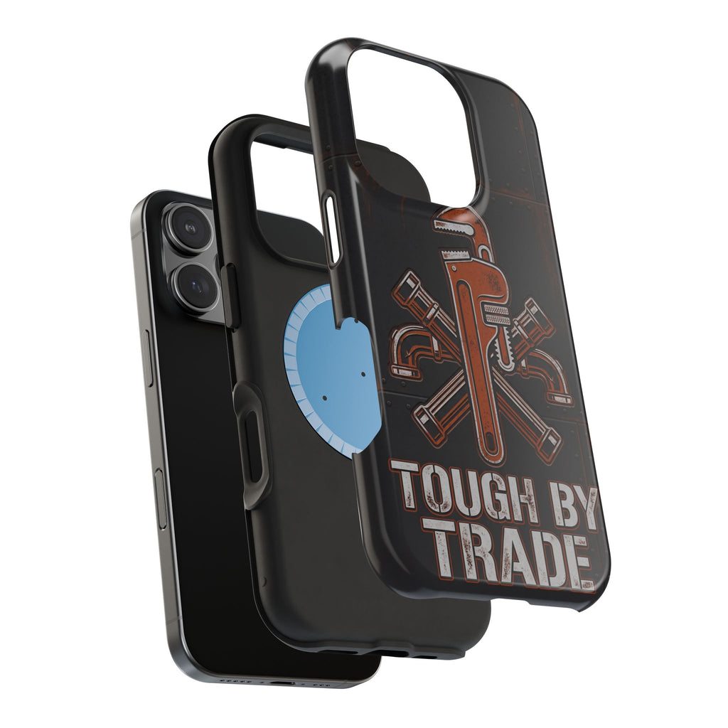 Tough By Trade Phone Case — Crossed Wrenches Wireless Charging Cover
